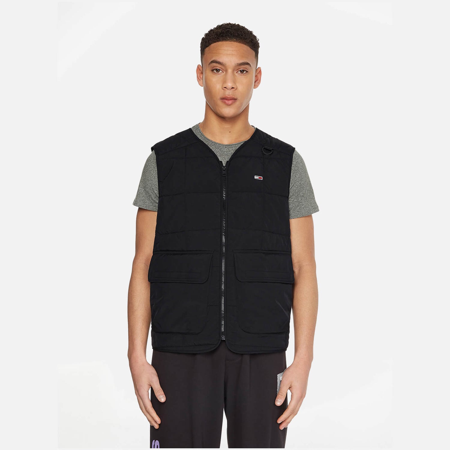 Tommy Jeans Lightweight Logo-Detailed Shell Vest