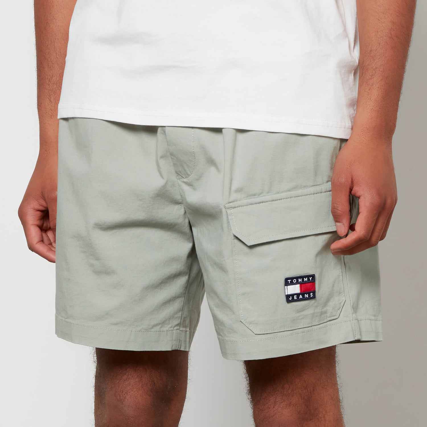 Tommy Jeans Men's Pocket Beach Shorts - Faded Willow - S