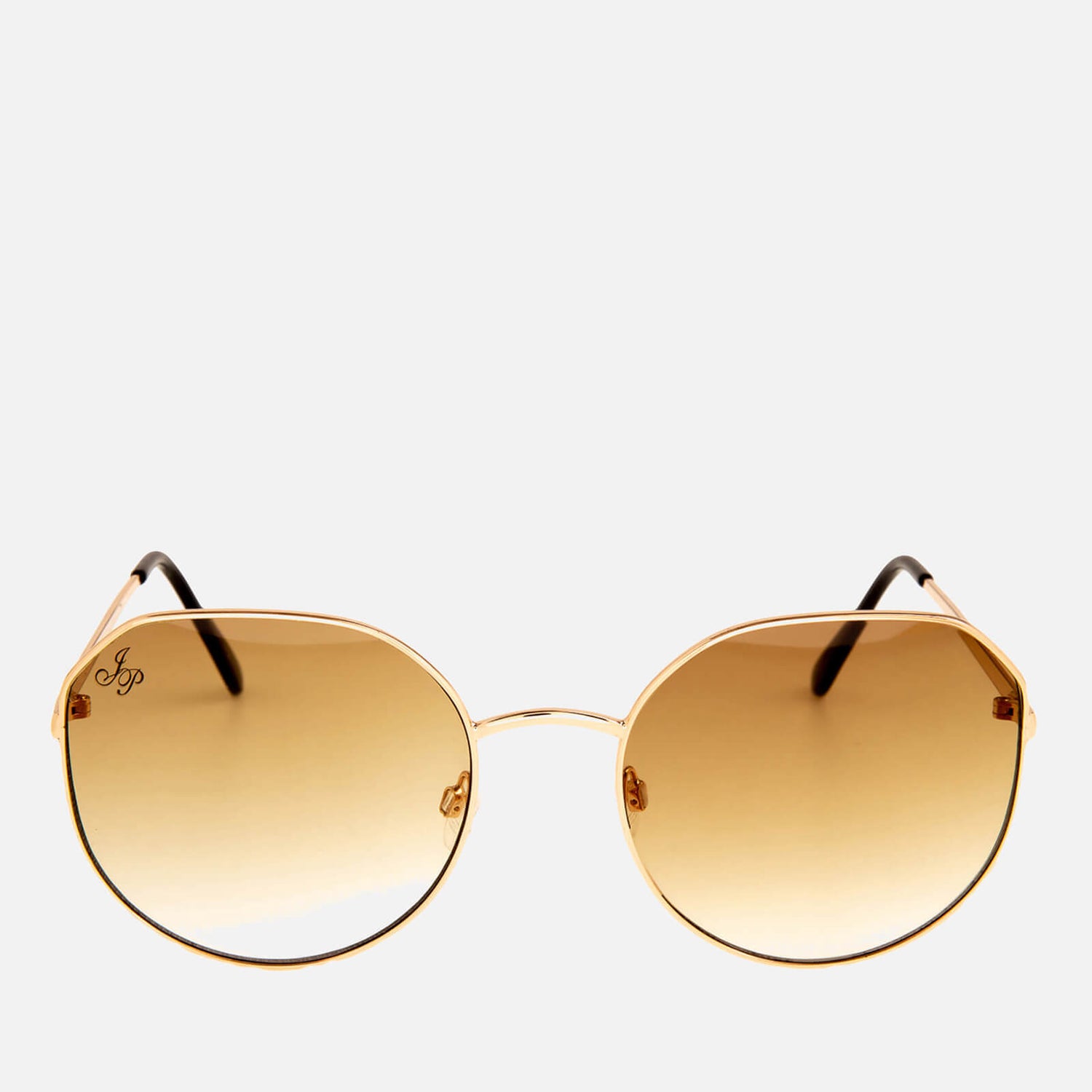 Jeepers Peepers Round Frame Sunglasses - Gold