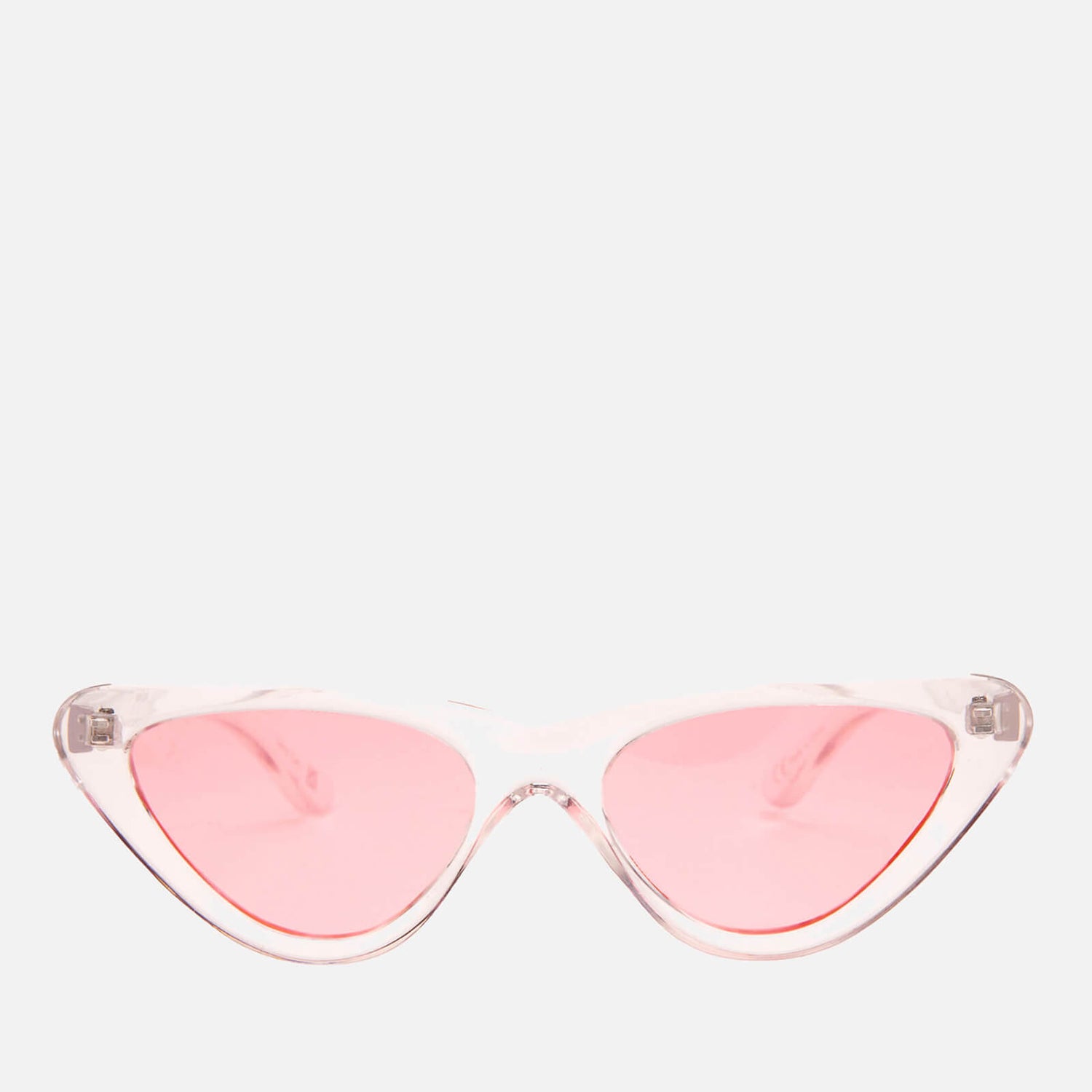 Jeepers Peepers Women's Cat Eye Sunglasses - Clear