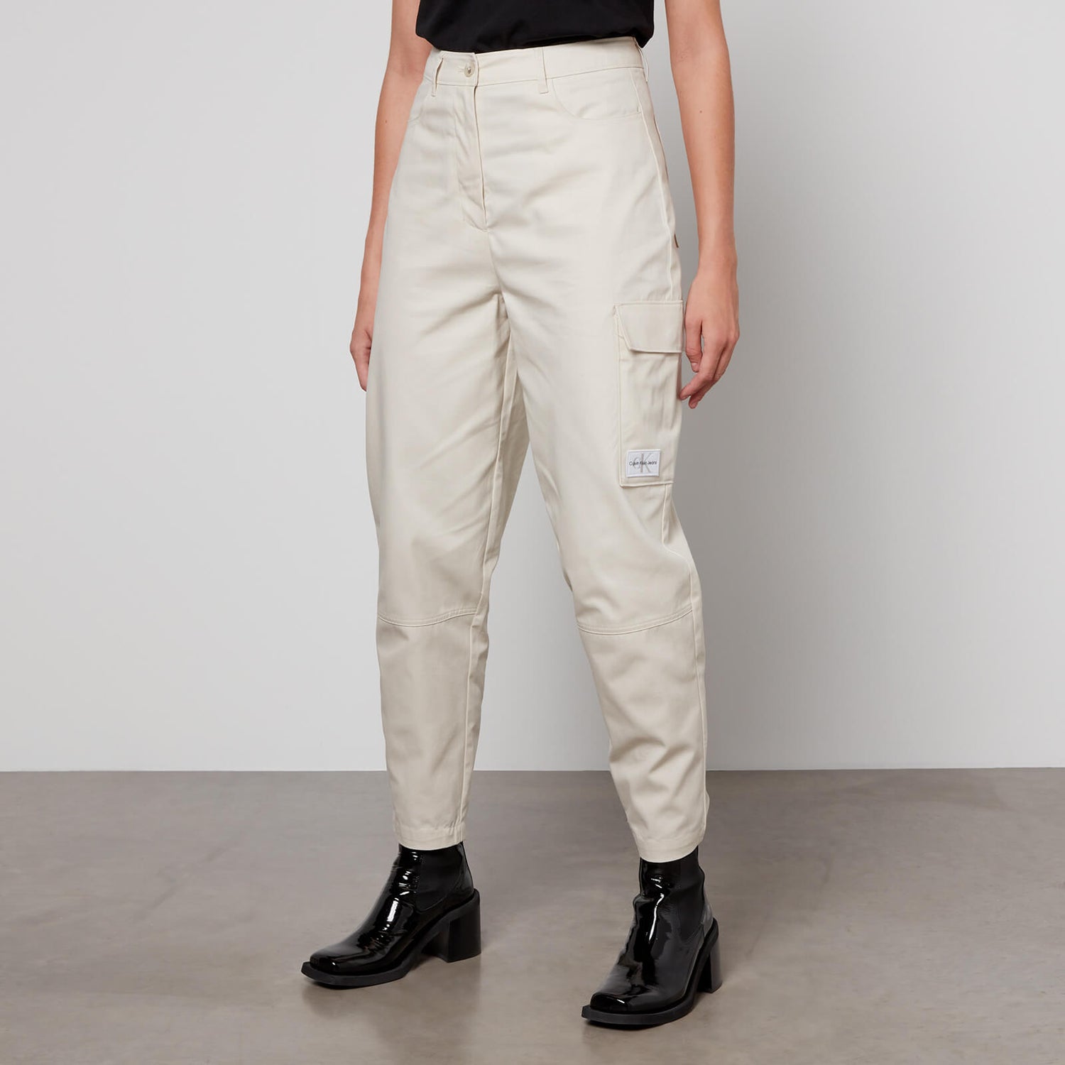Calvin Klein Jeans Cotton-Twill Cargo Trousers - XS