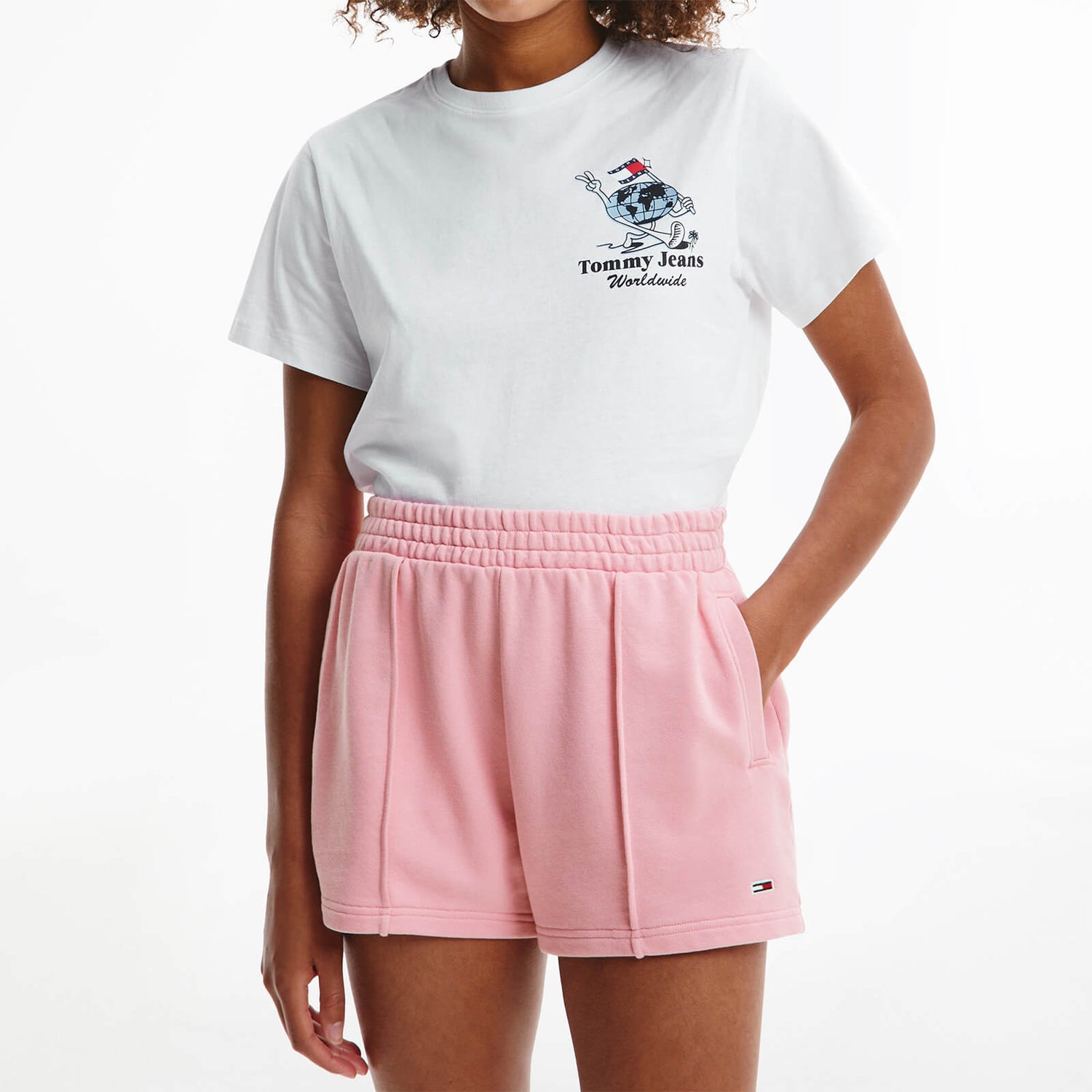 Tommy Jeans Women's Tjw Tommy Essential Shorts - Fresh Pink - XS
