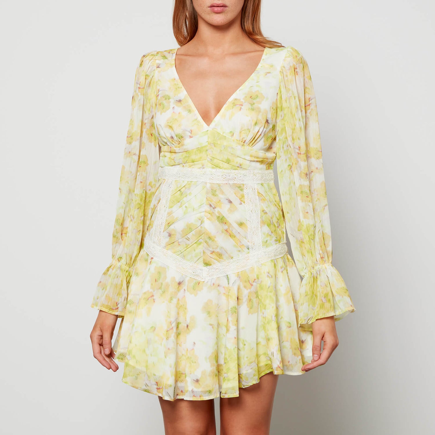 Hope & Ivy Women's The Cameron Dress - Yellow - UK 6