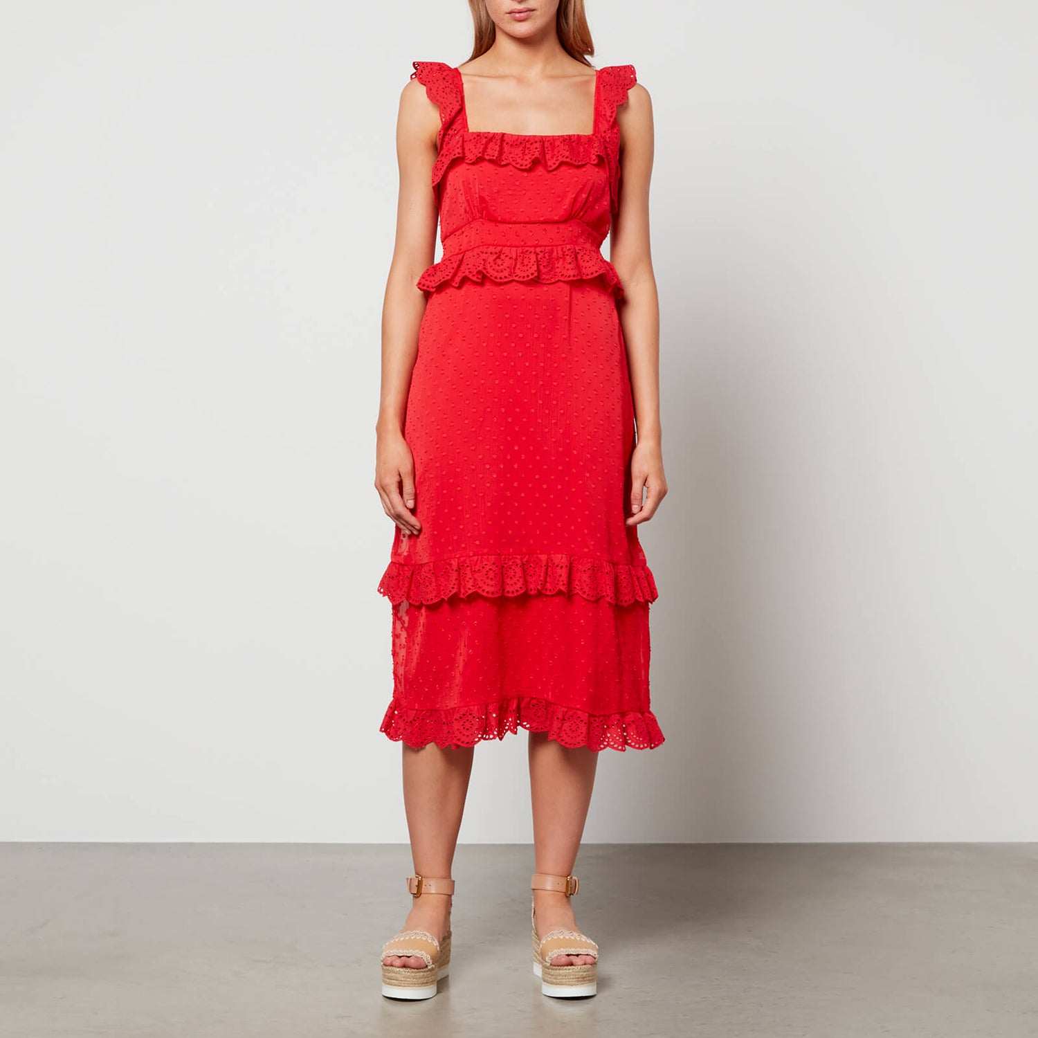 Hope & Ivy Women's The Delaney Dress - Red
