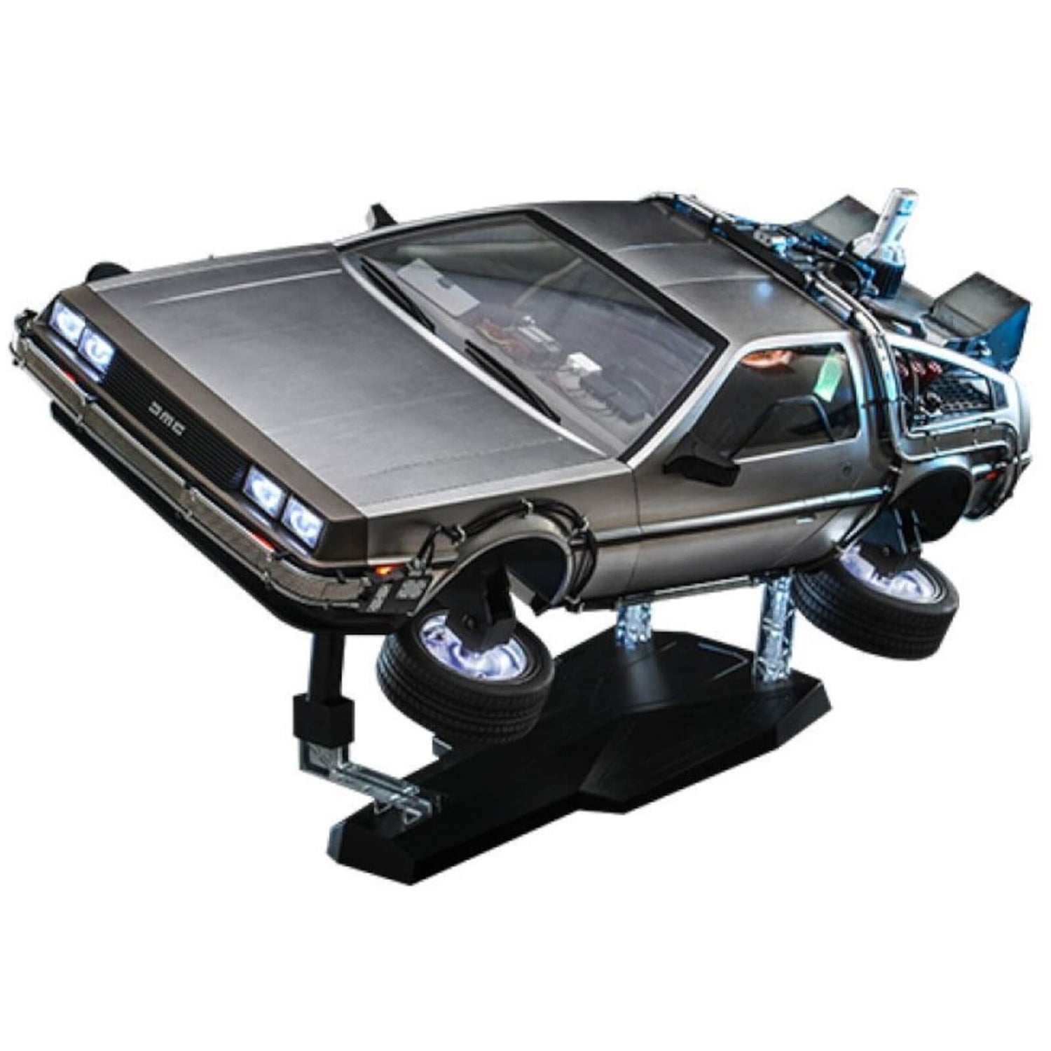 Hot Toys Back to the Future Movie Masterpiece Vehicle 1/6 DeLorean Time Machine 72cm