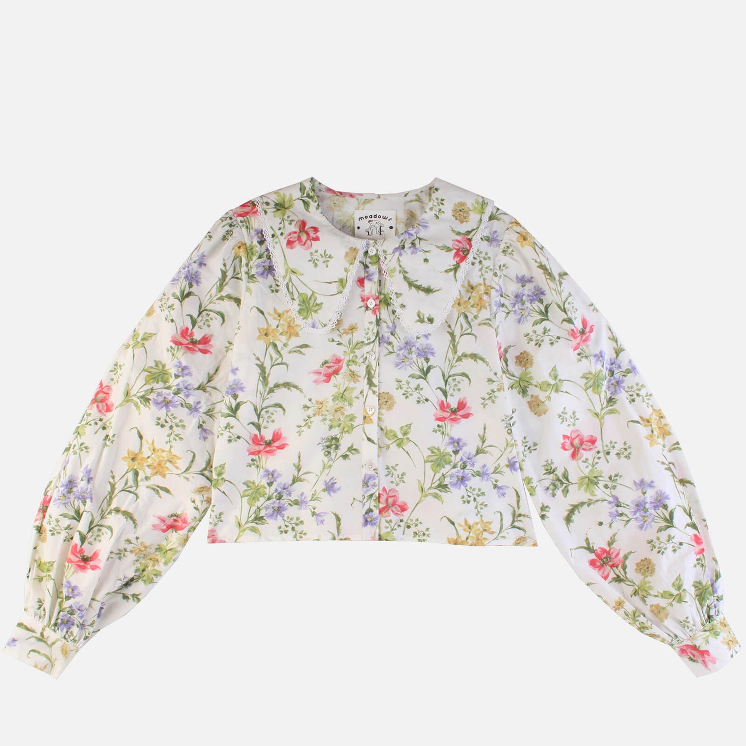 Meadows Women's Foxglove Shirt - Springtime Floral