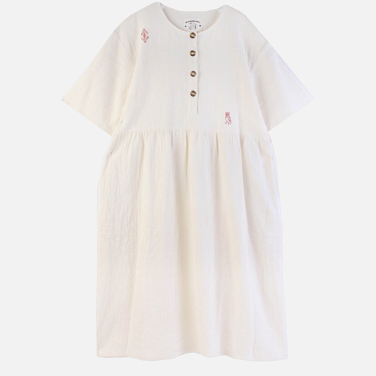Meadows Women's Tamarind Dress - White - UK 8