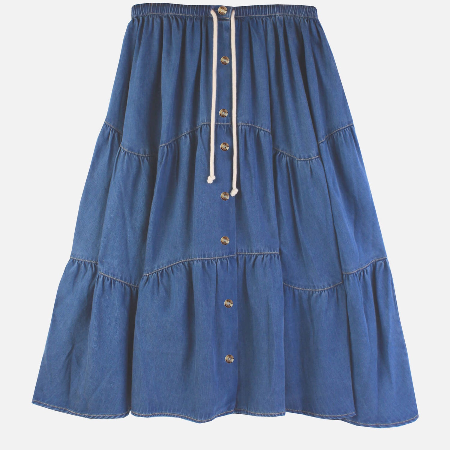 Meadows Women's Thyme Skirt - Chambray - UK 10