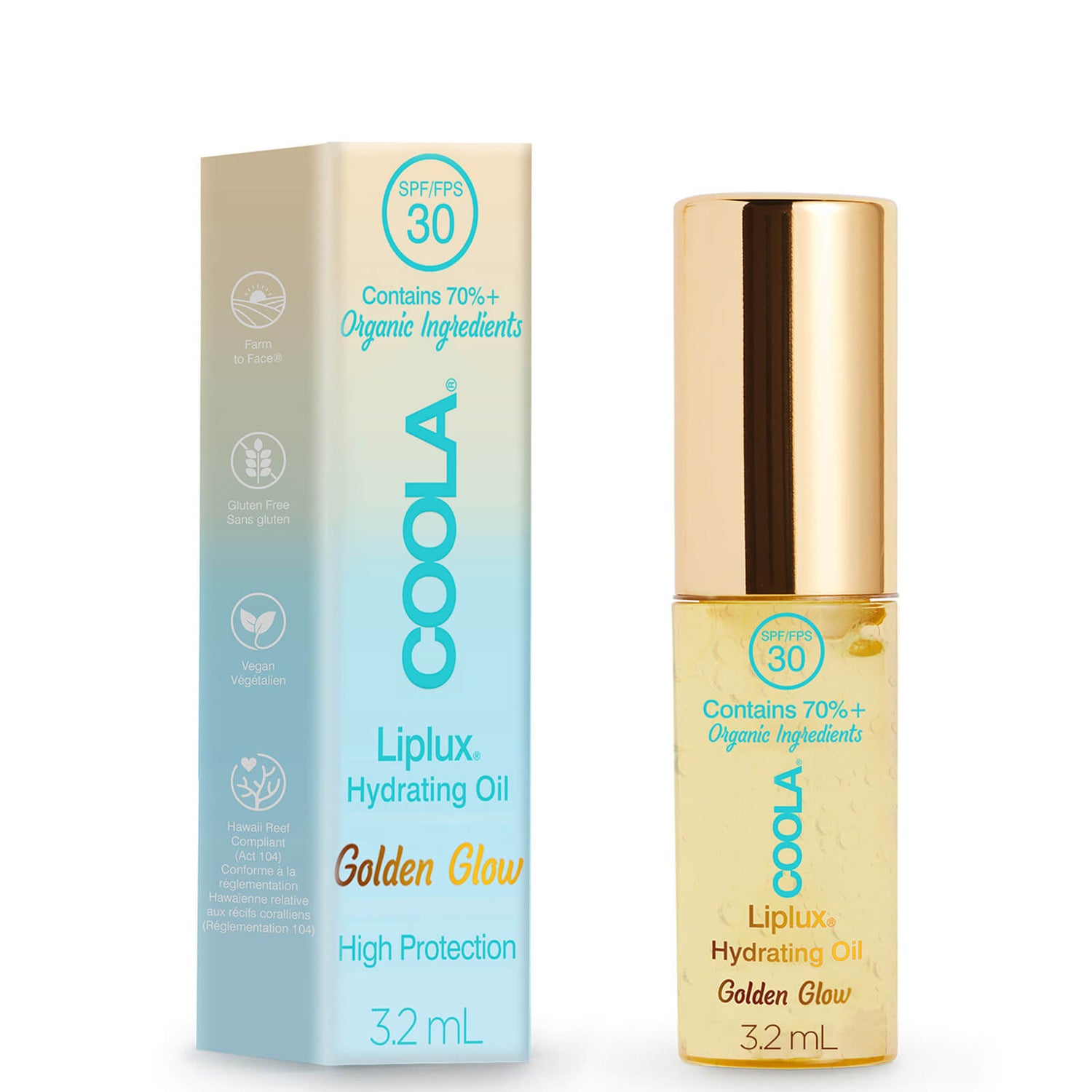 COOLA Hydrating Lip Oil SPF30 3.2ml