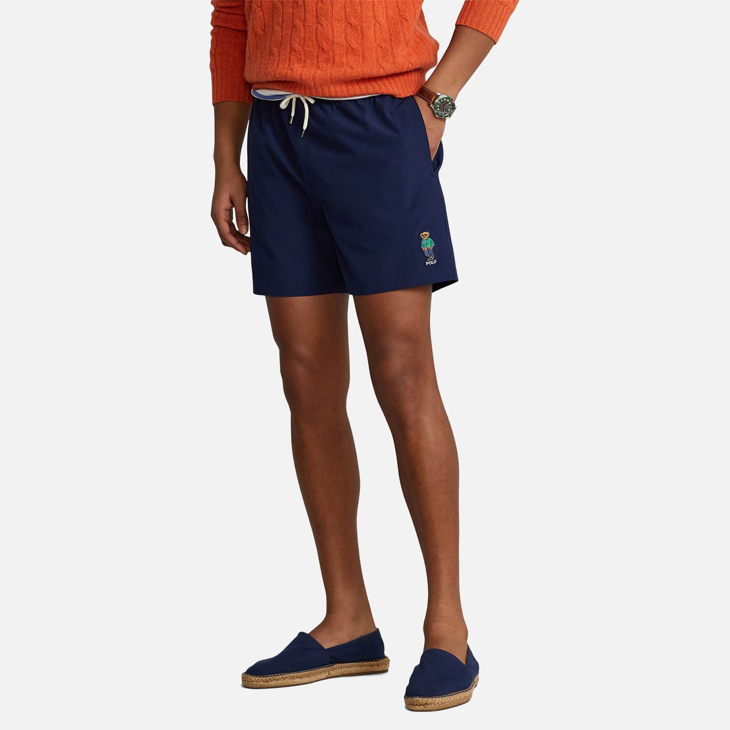 Polo Ralph Lauren Men's Traveler Swim Shorts - Bear Newport Navy - S