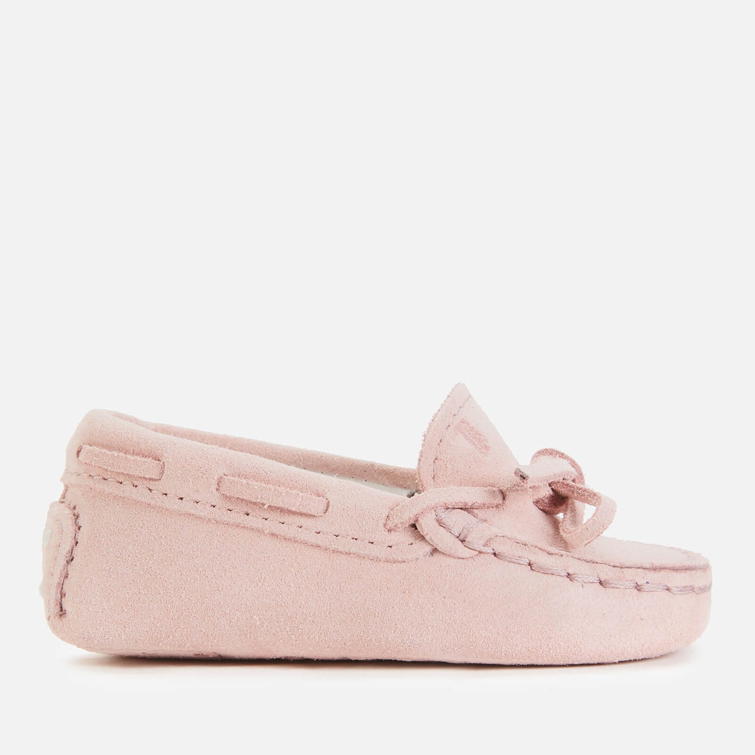 Tods Babys' Suede Mocassin Loafers - Rosa - UK 1 Baby