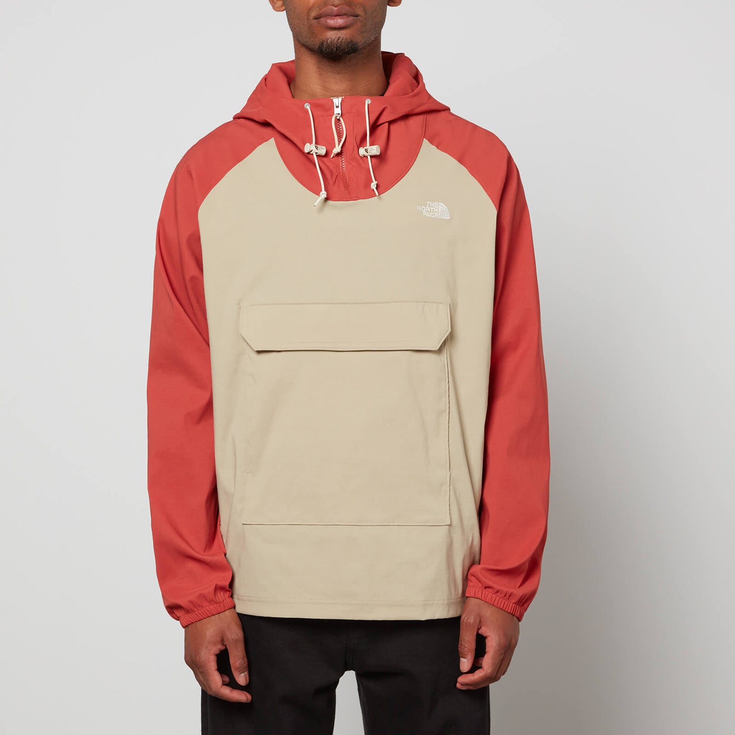 The North Face Men's Class V Pullover Hooded Anorak - Tandori Spice/Beige - S
