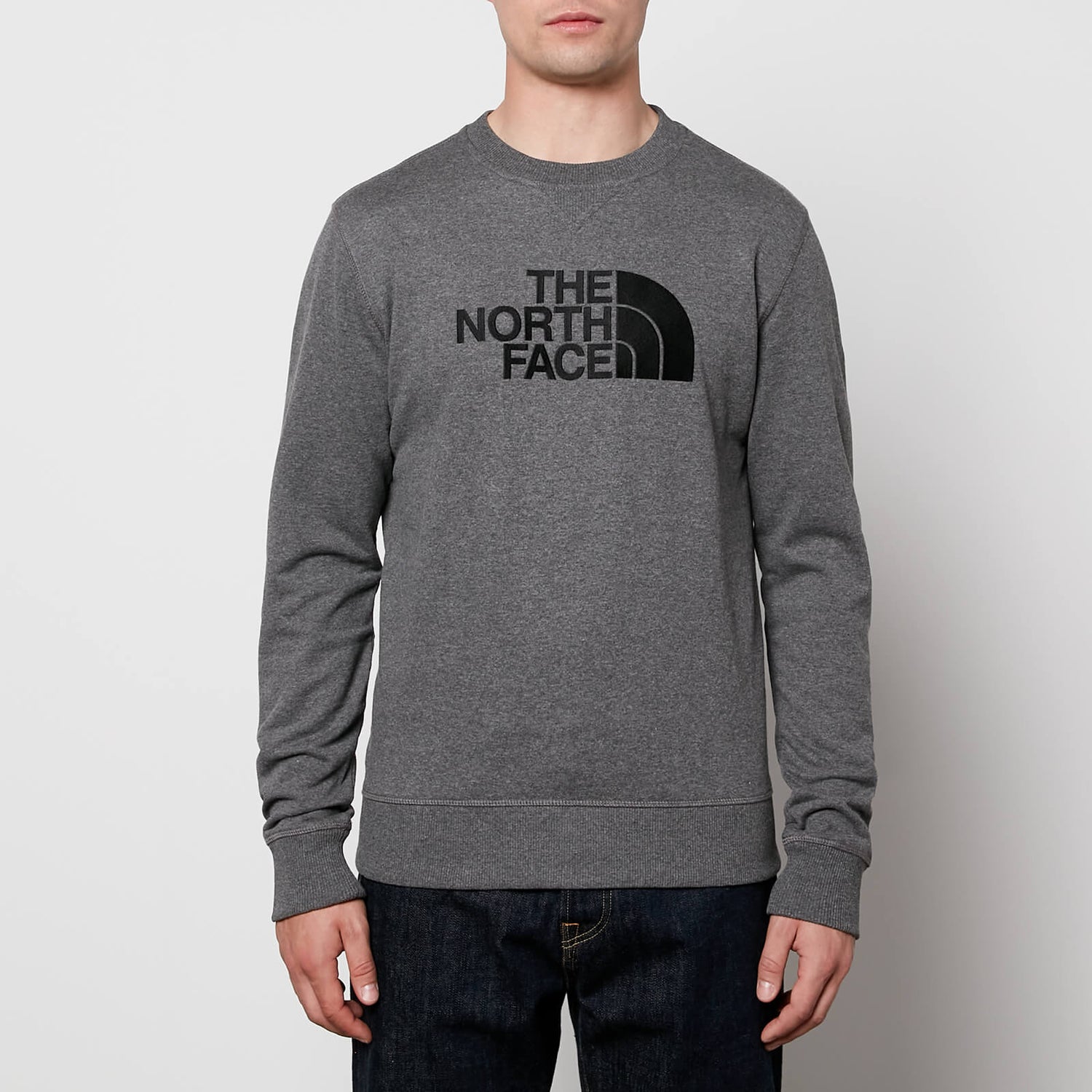 The North Face Men's Drew Peak Light Crew Sweatshirt - TNF Medium Grey - S