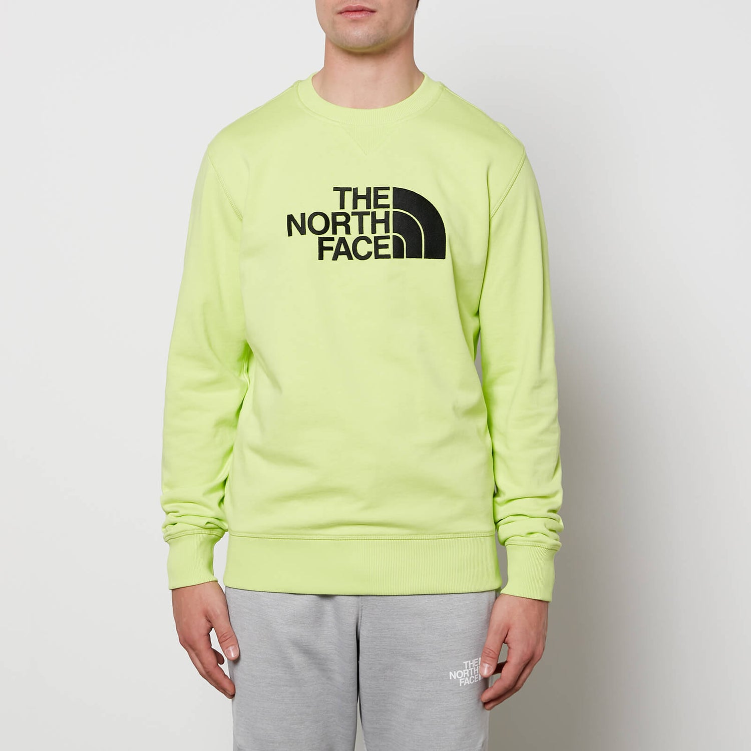The North Face Men's Drew Peak Light Crew Sweatshirt - Sharp Green - S