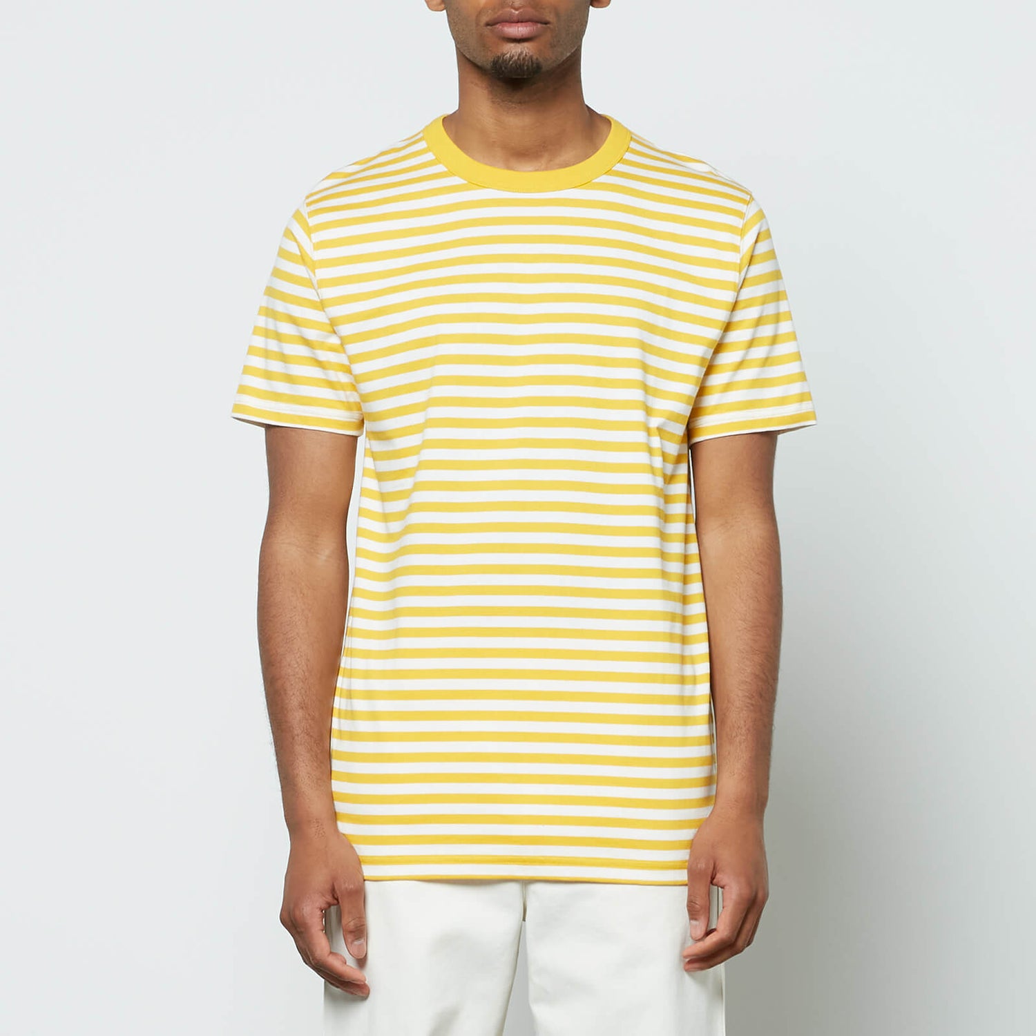 Norse Projects Men's Niels Classic Stripe T-Shirt - Chrome Yellow - S