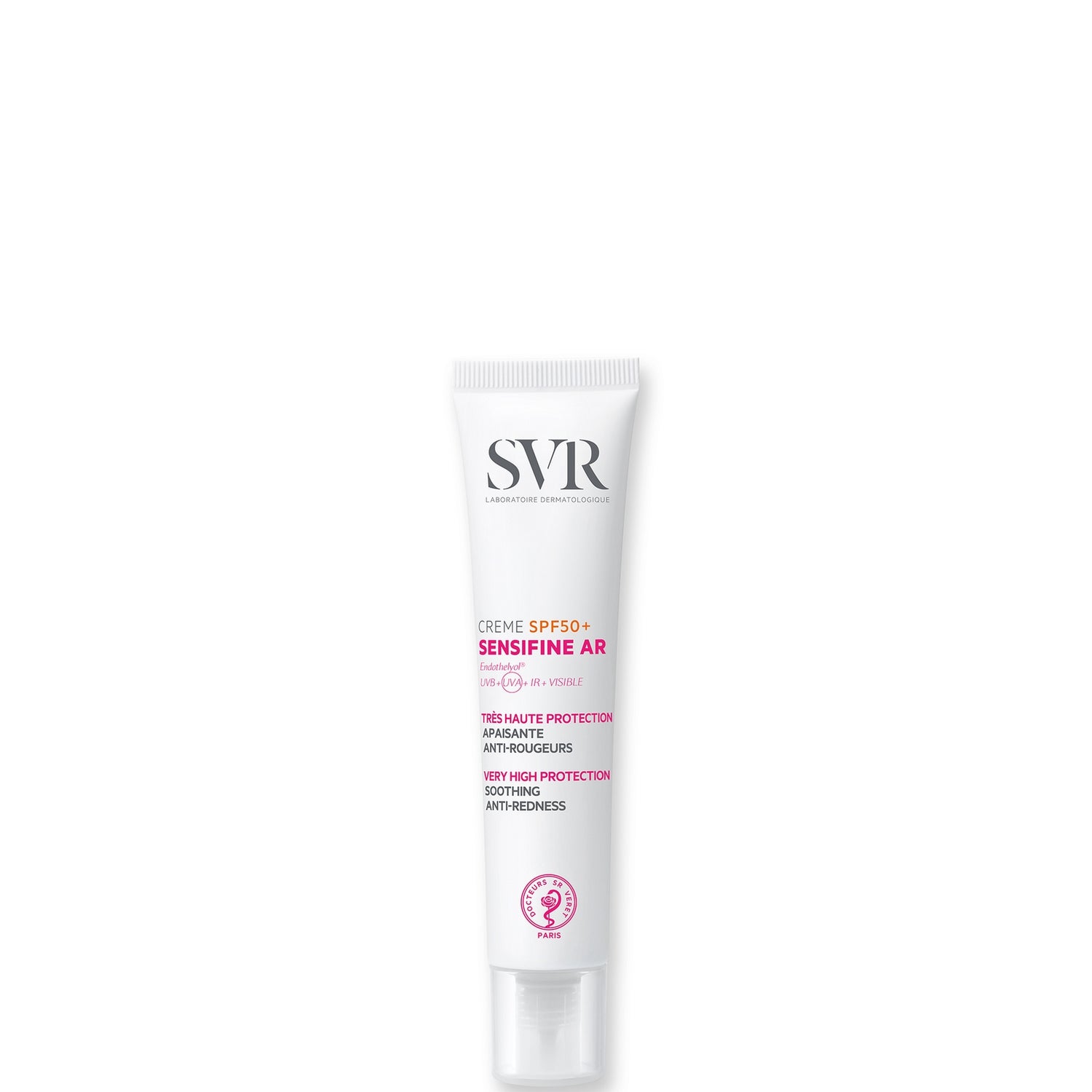 SVR SENSIFINE AR SPF50+ Calming Daily Face SPF Rosacea Cream, UVB/UVA Anti-Redness Sunscreen for Sensitive Skin 40ml