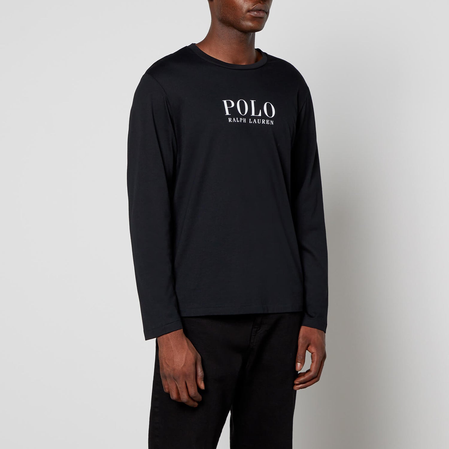 Polo Ralph Lauren Men's Boxed Logo Long Sleeve Top - Polo Black - S