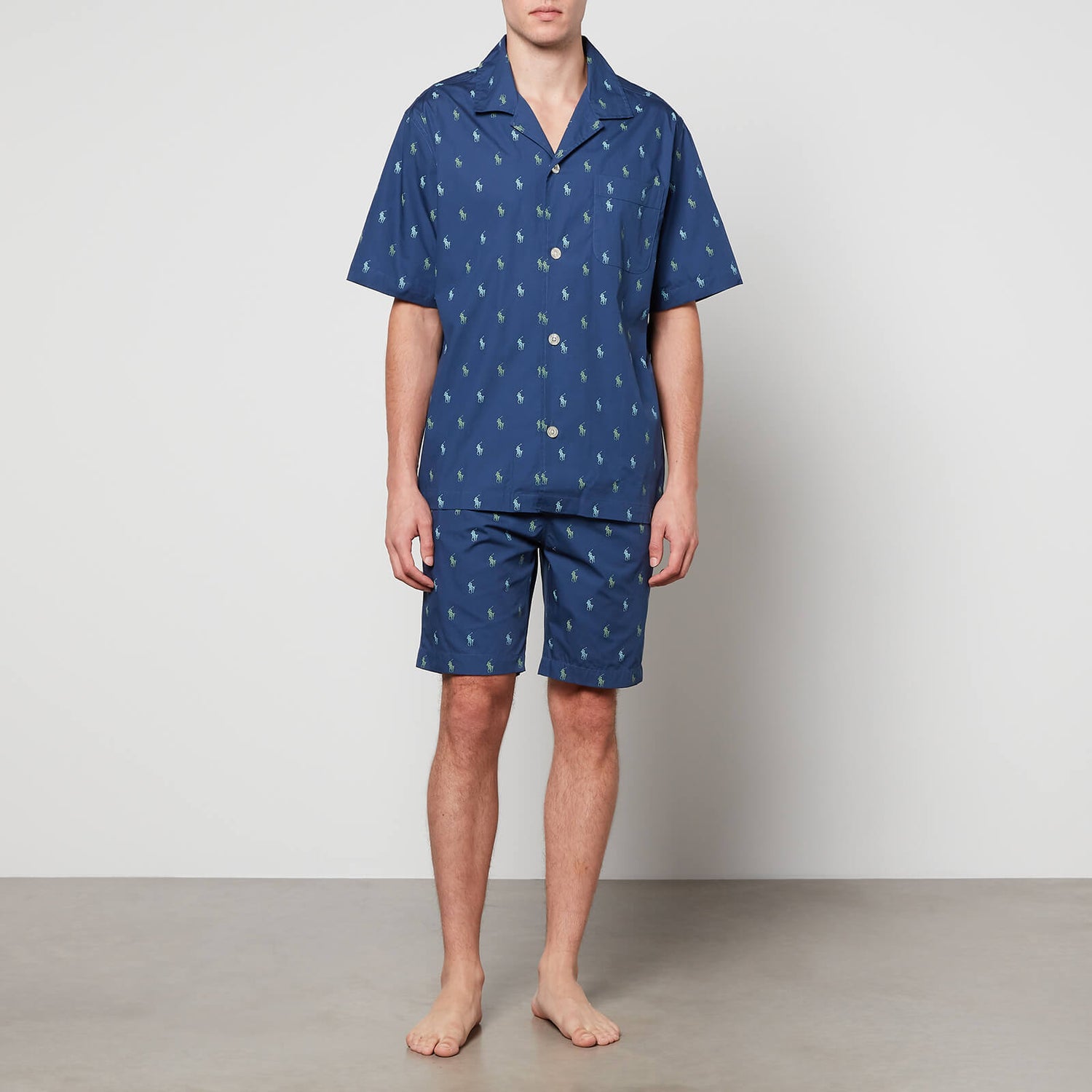 Polo Ralph Lauren Cotton-Poplin Lauren Shirt and Shorts Pyjama Set