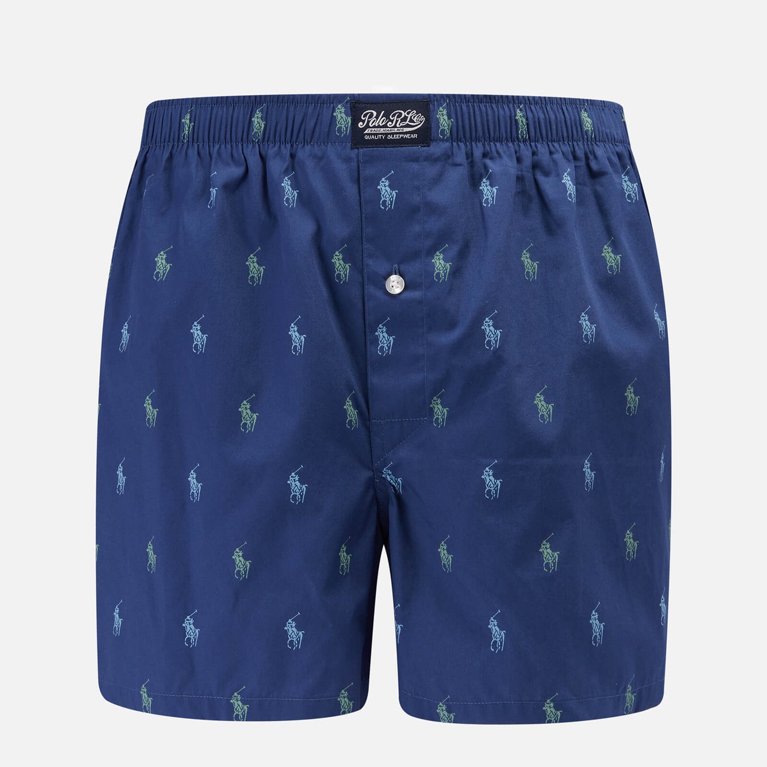 Polo Ralph Lauren Men's All Over Print Classic Boxer Shorts - Light Navy