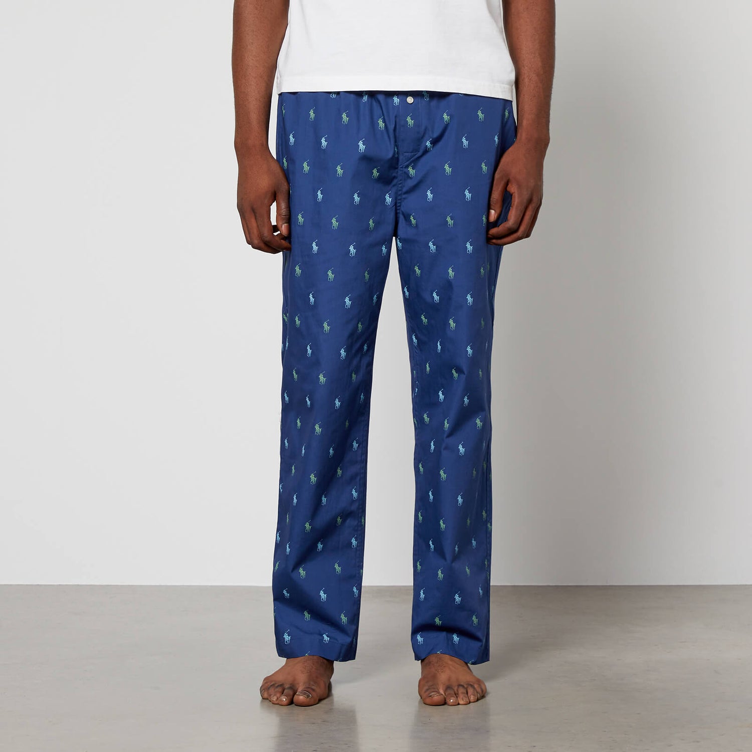 Polo Ralph Lauren Men's All Over Print Pyjama Pants - Light Navy - XL