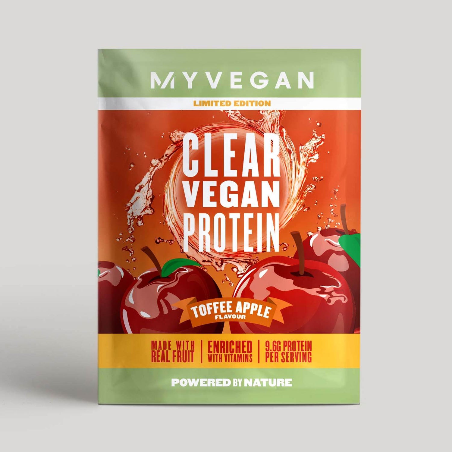 Clear Vegan Protein – Příchuť karamelového jablka - 16g - Toffee Apple