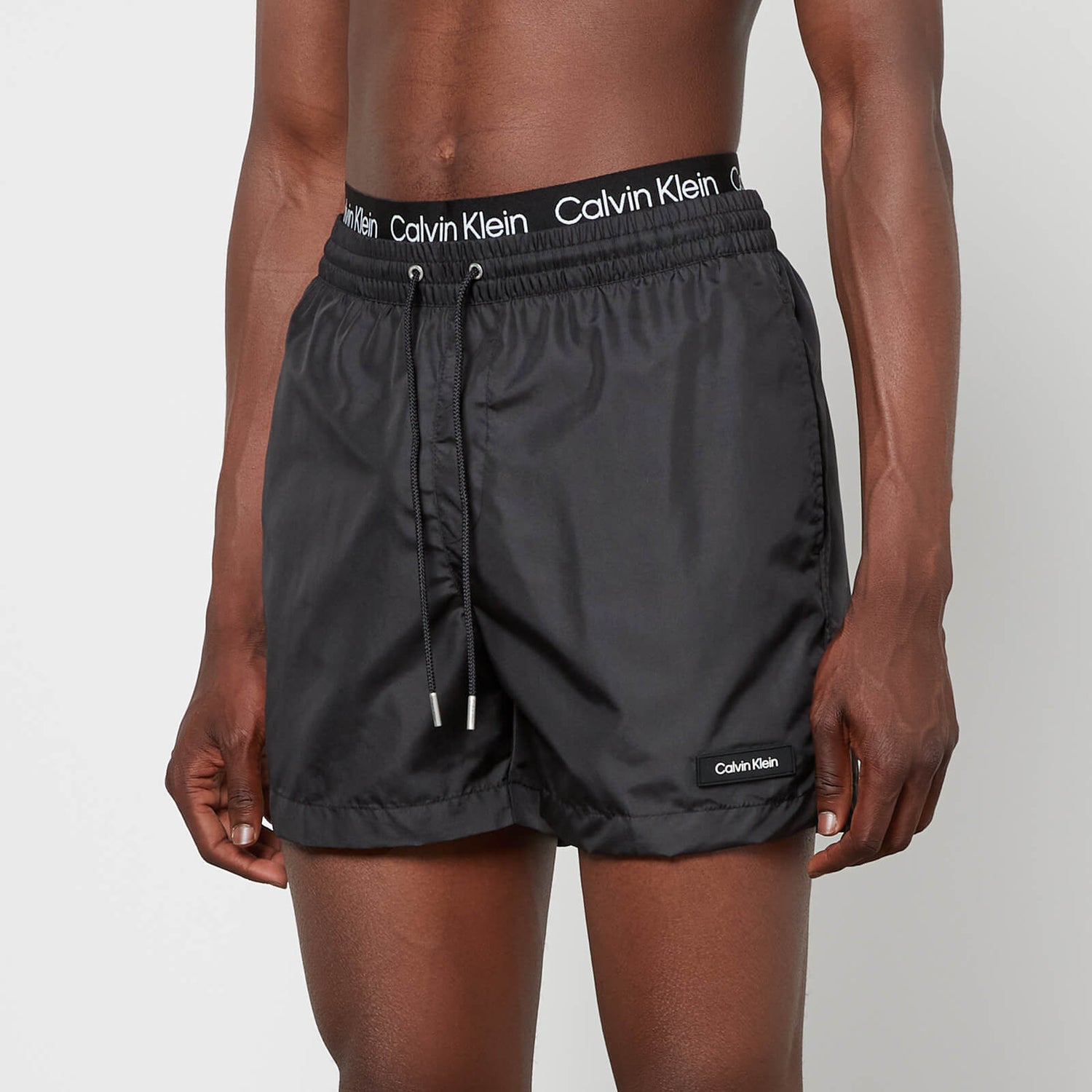 Calvin Klein Logo-Detailed Shell Swim Shorts - S