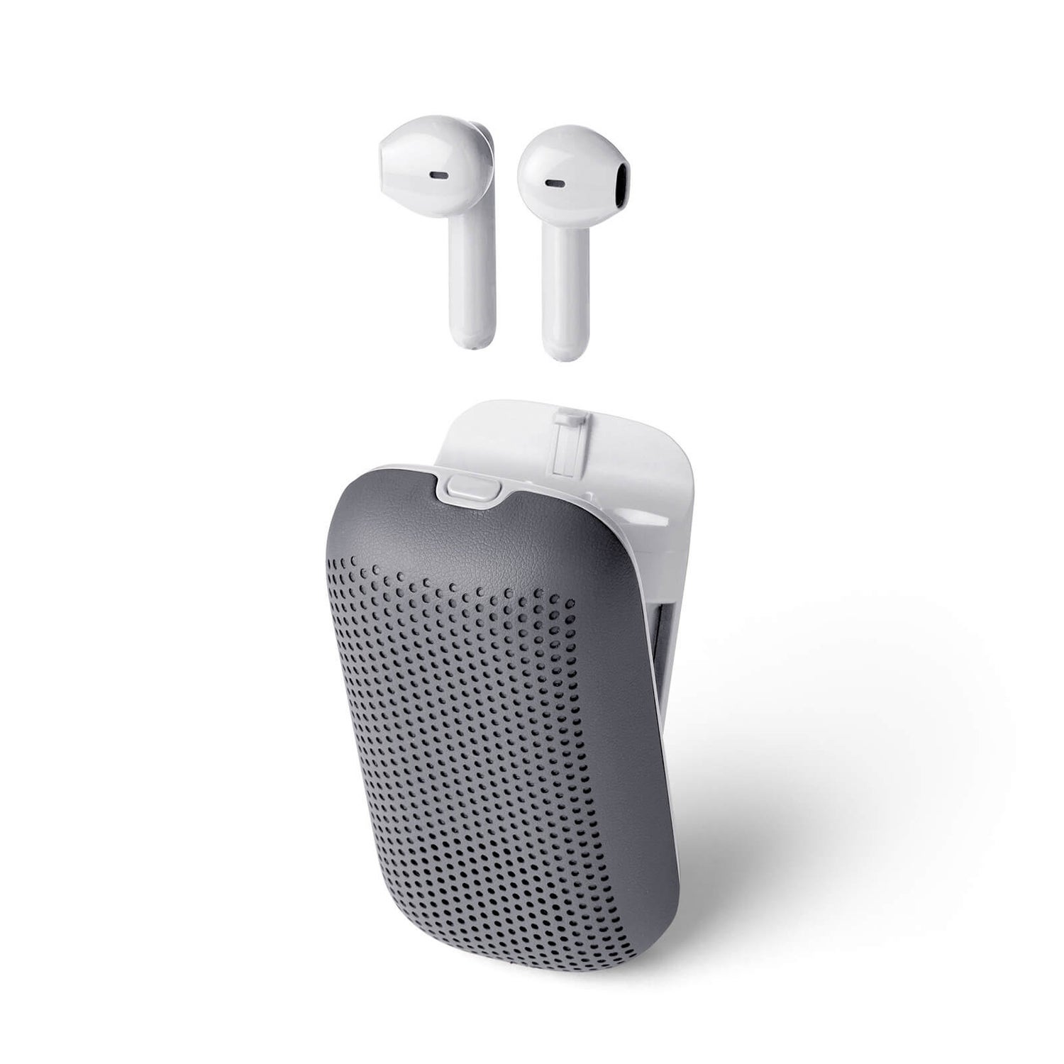 Lexon Speaker + Ear Buds Duo - Grey
