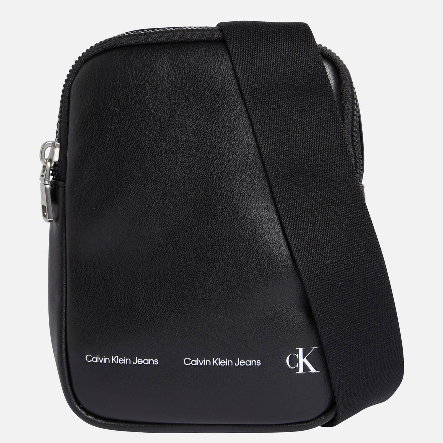 Calvin Klein Jeans Men's Logo Stripe N/S Phone Cross Body Bag - Black
