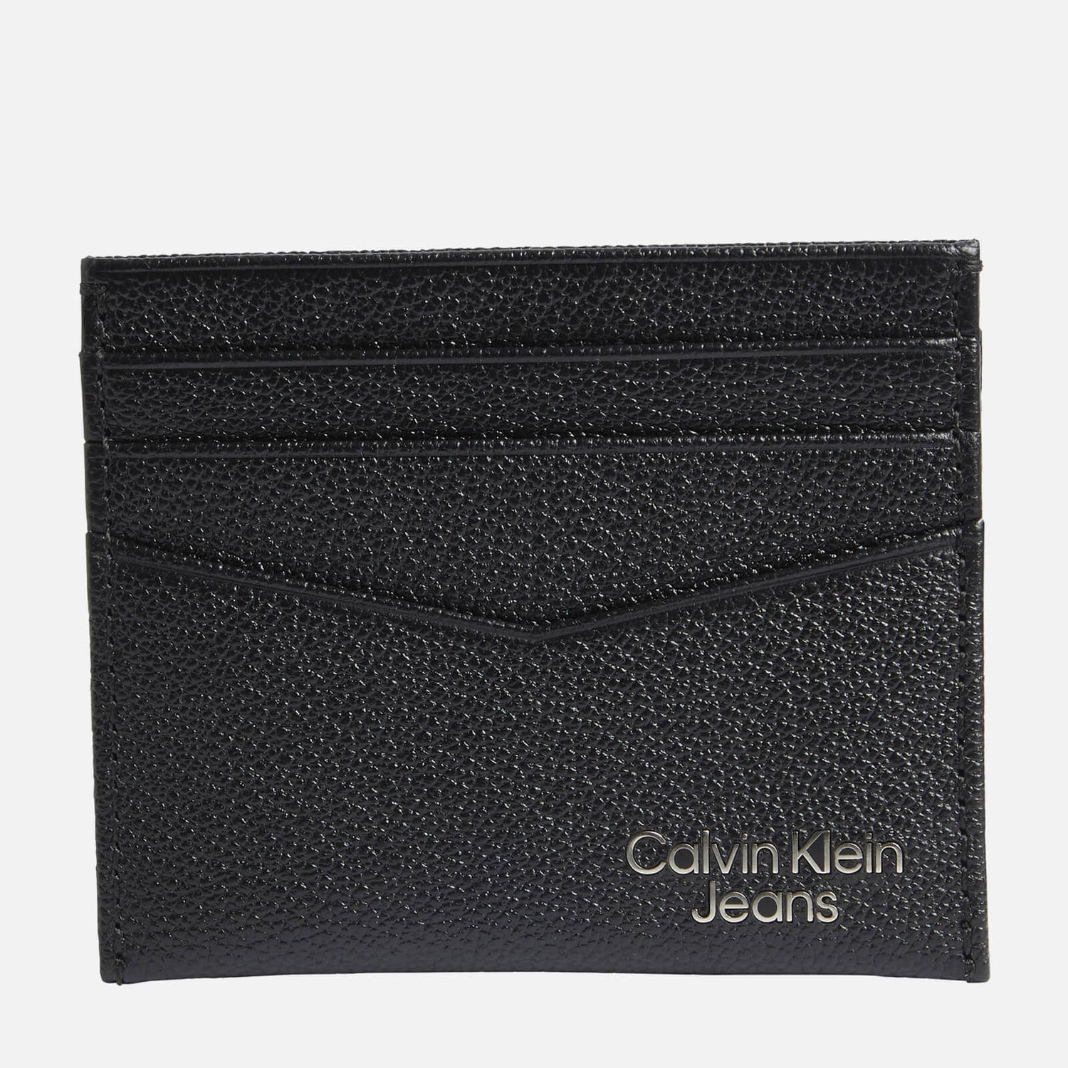 Calvin Klein Jeans Men's Micro Pebble Id Cardholder - Black