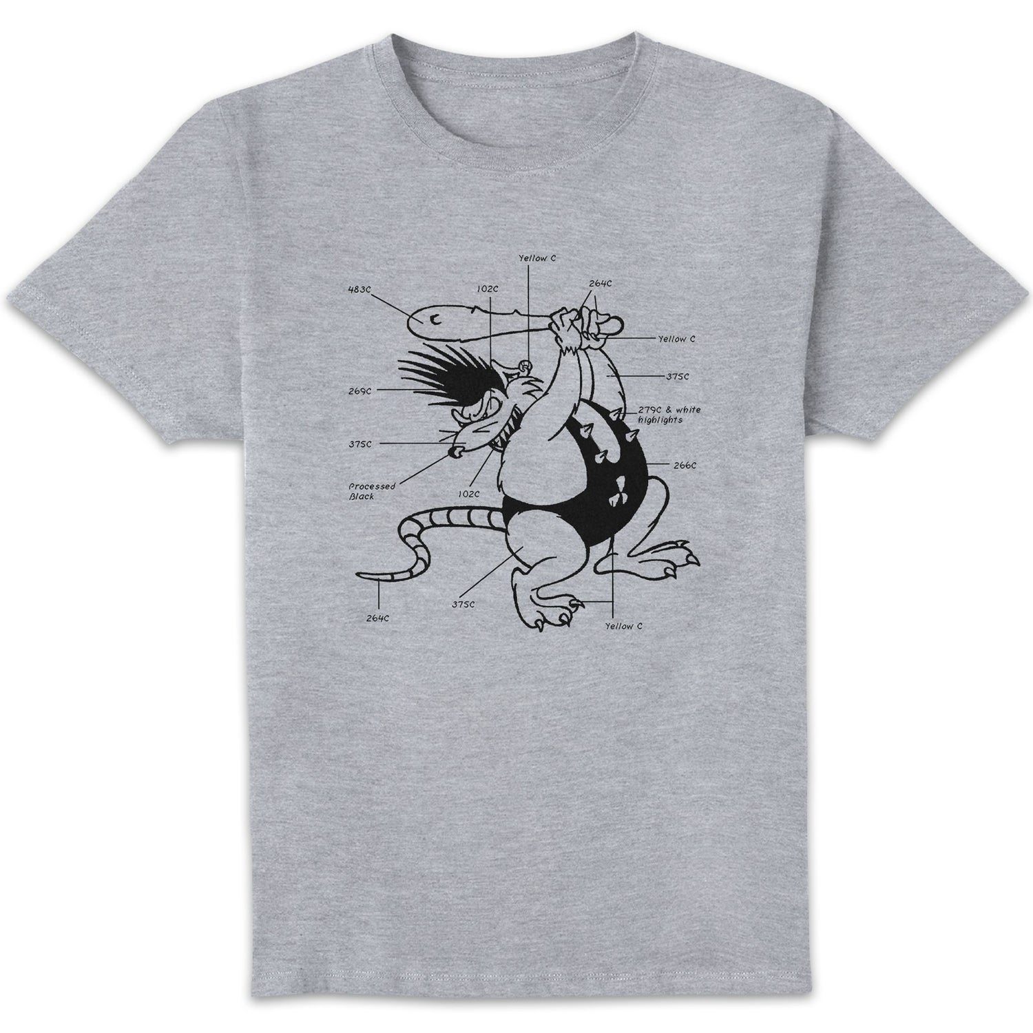 Battletoads Classic Year of the Rat Unisex T-Shirt - Grey