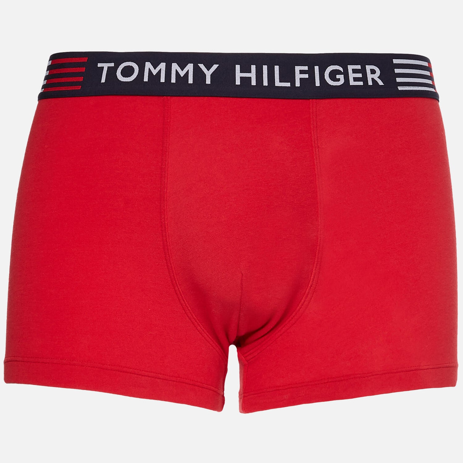 Tommy Hilfiger Men's Logo Waistband Trunks - Primary Red - S