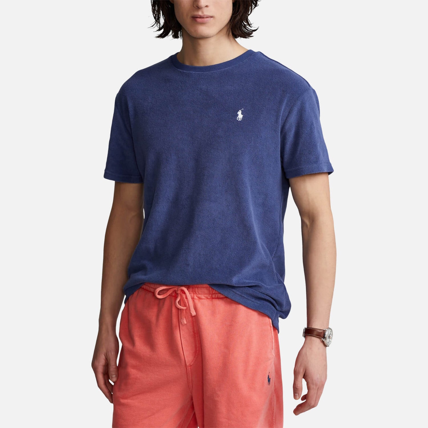 Polo Ralph Lauren Men's Lightweight Cotton Terry T-Shirt - Light Navy