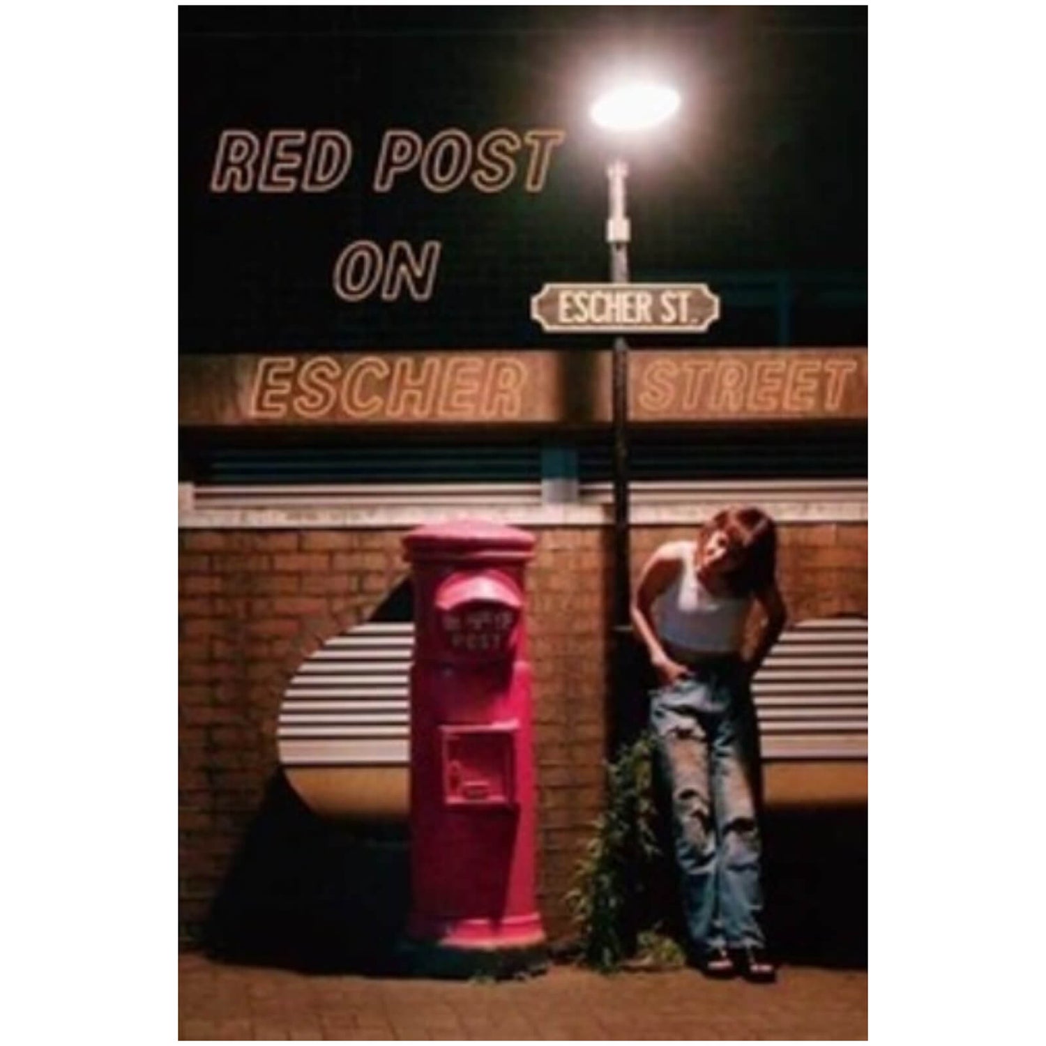 Red Post On Escher Street