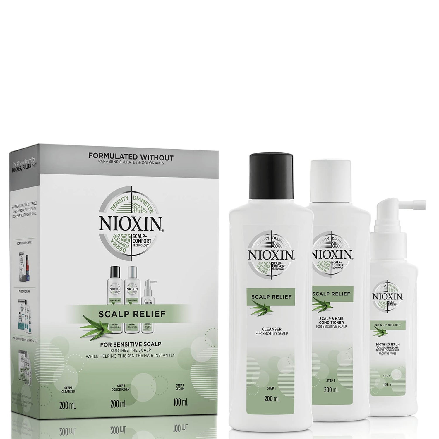 Nioxin Scalp Relief Kit for Sensitive, Dry and Itchy Scalp