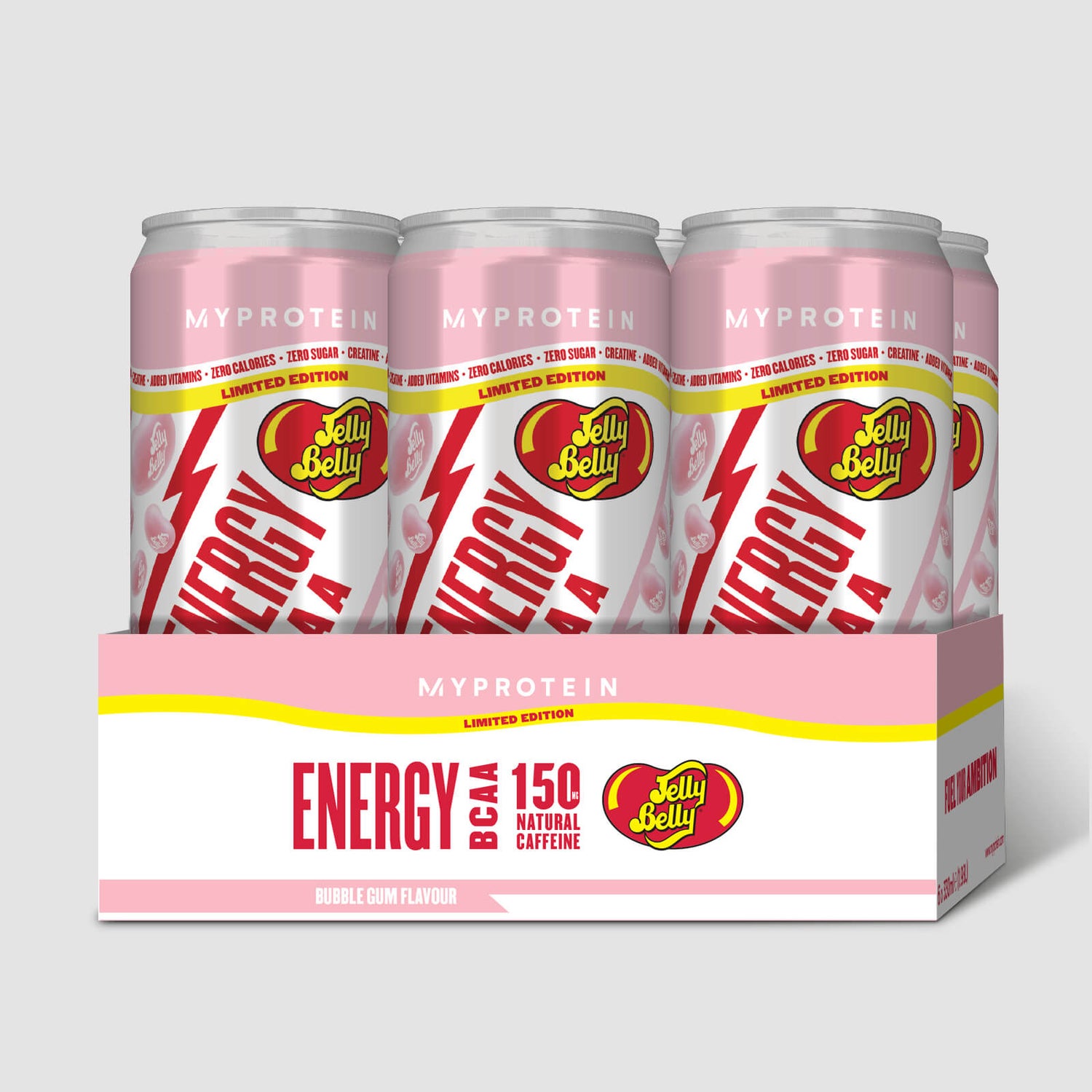 BCAA Energy Drink Energiaital - 6 x 330ml - Bubble Gum