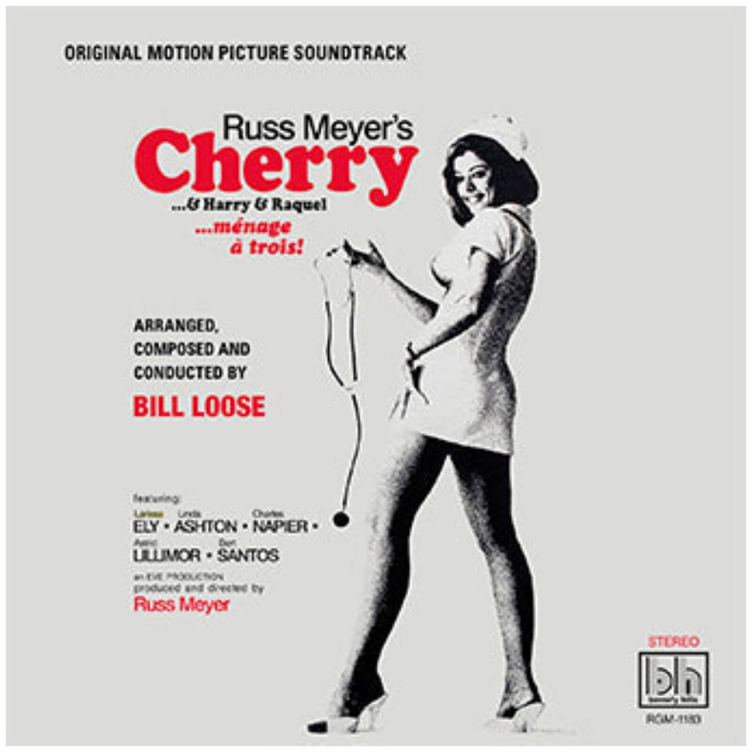 Russ Meyer's Cherry & Harry & Raquel (Original Motion Picture Soundtrack) Vinyl (Black & White)
