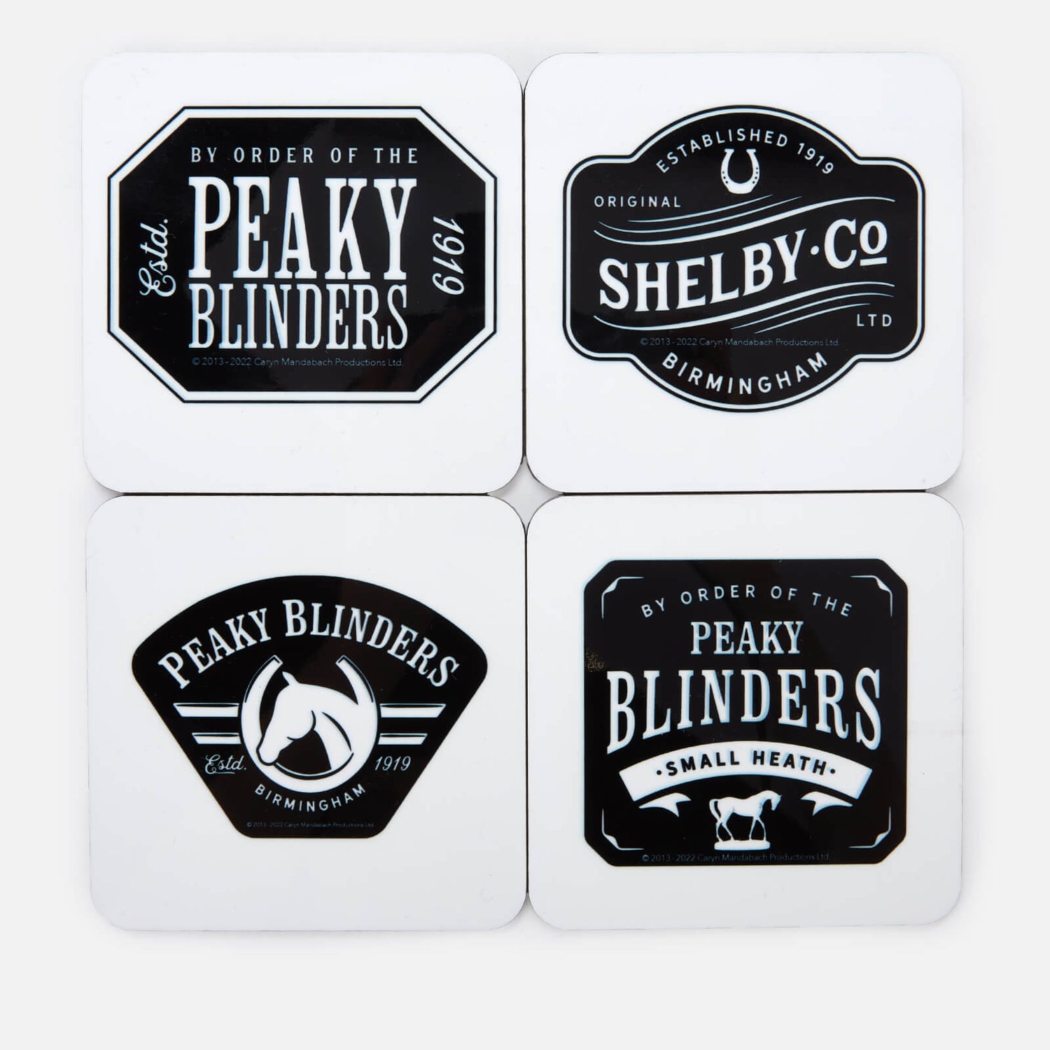 Peaky Blinders Badges Coaster Set