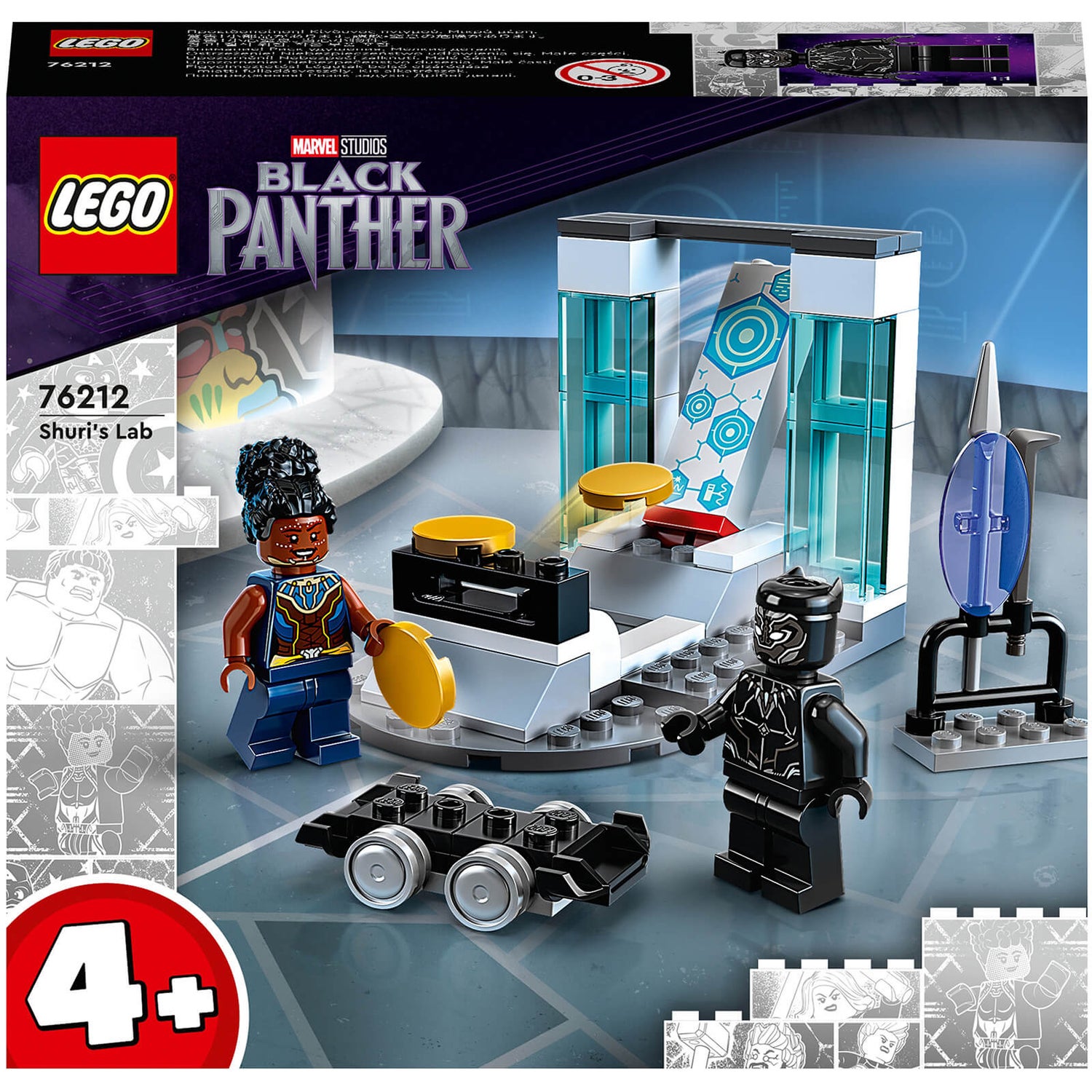 LEGO Marvel Shuri's Lab Black Panther Building Toy (76212)
