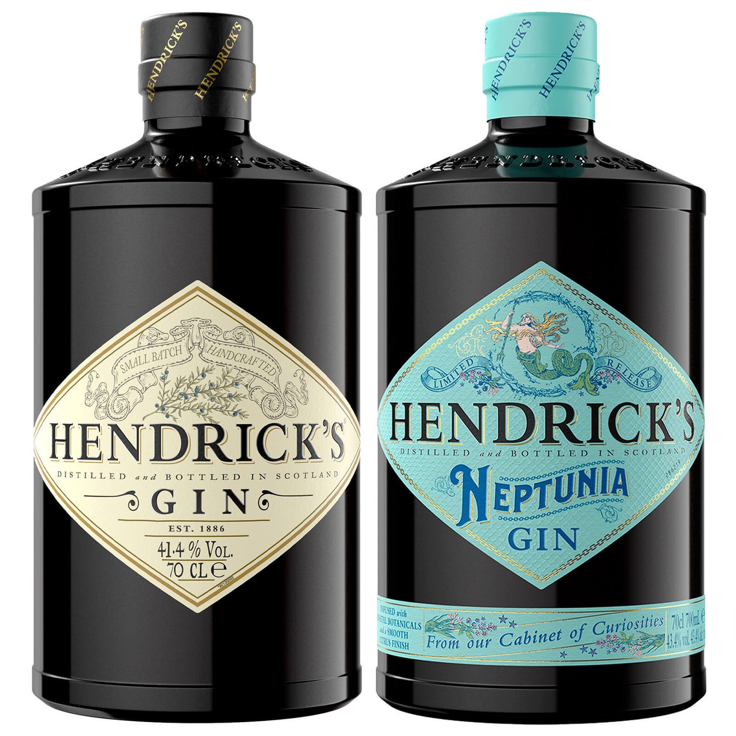 Hendrick's Original and Neptunia Gin Duo - 2 x 70cl