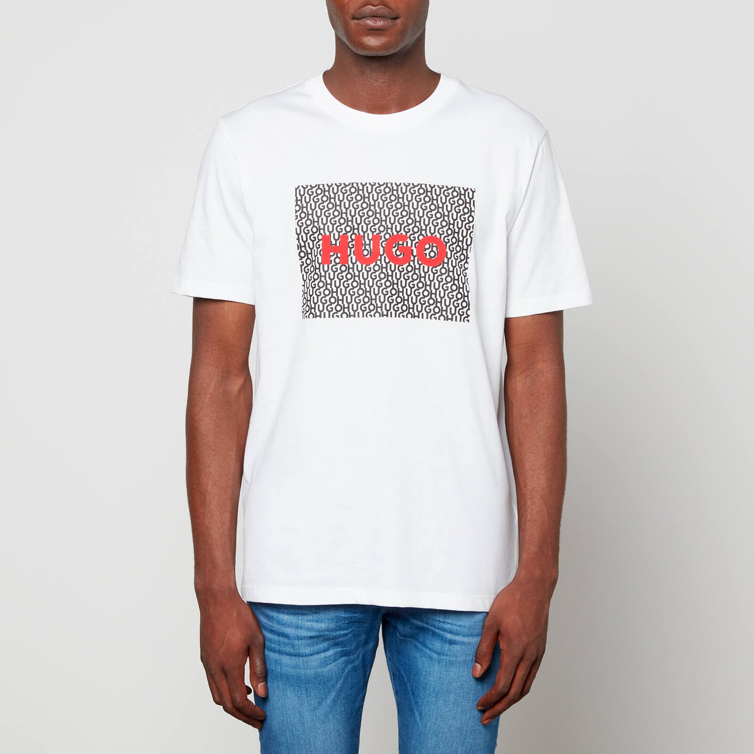 HUGO Men's Dulive_U223 T-Shirt - White - S