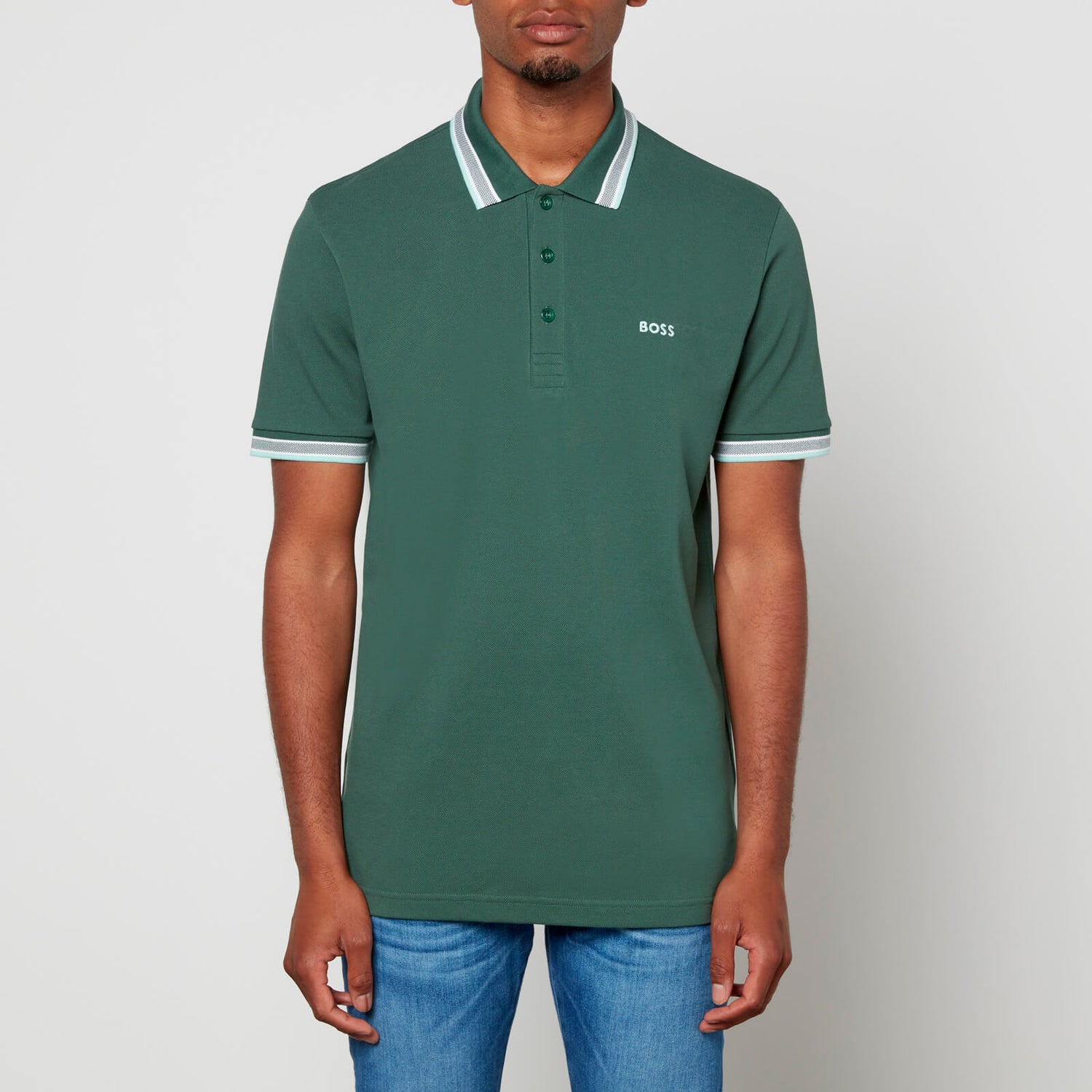 BOSS Athleisure Men's Paddy Polo Shirt - Medium Green - S