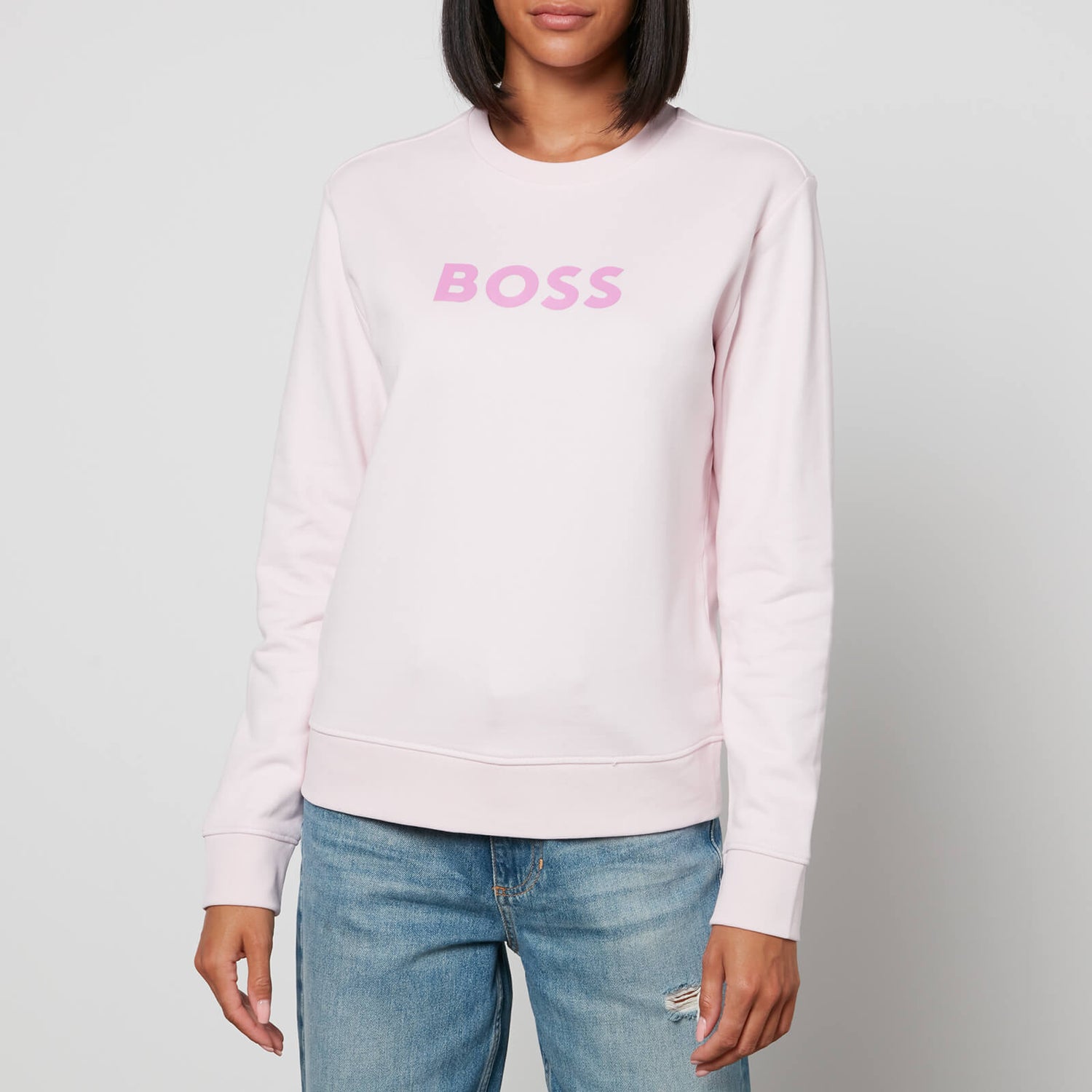 BOSS Women's Elaboss Sweatshirt - Light/Pastel Pink - XS