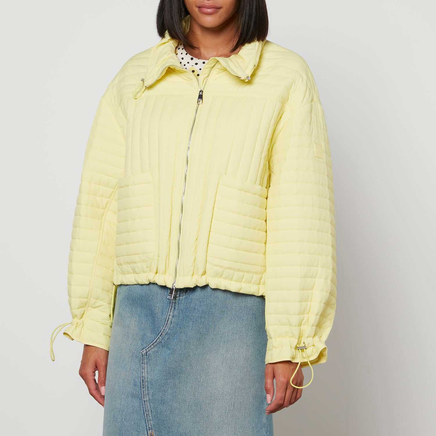 BOSS Women's Palinea Jacket - Medium Yellow - XS