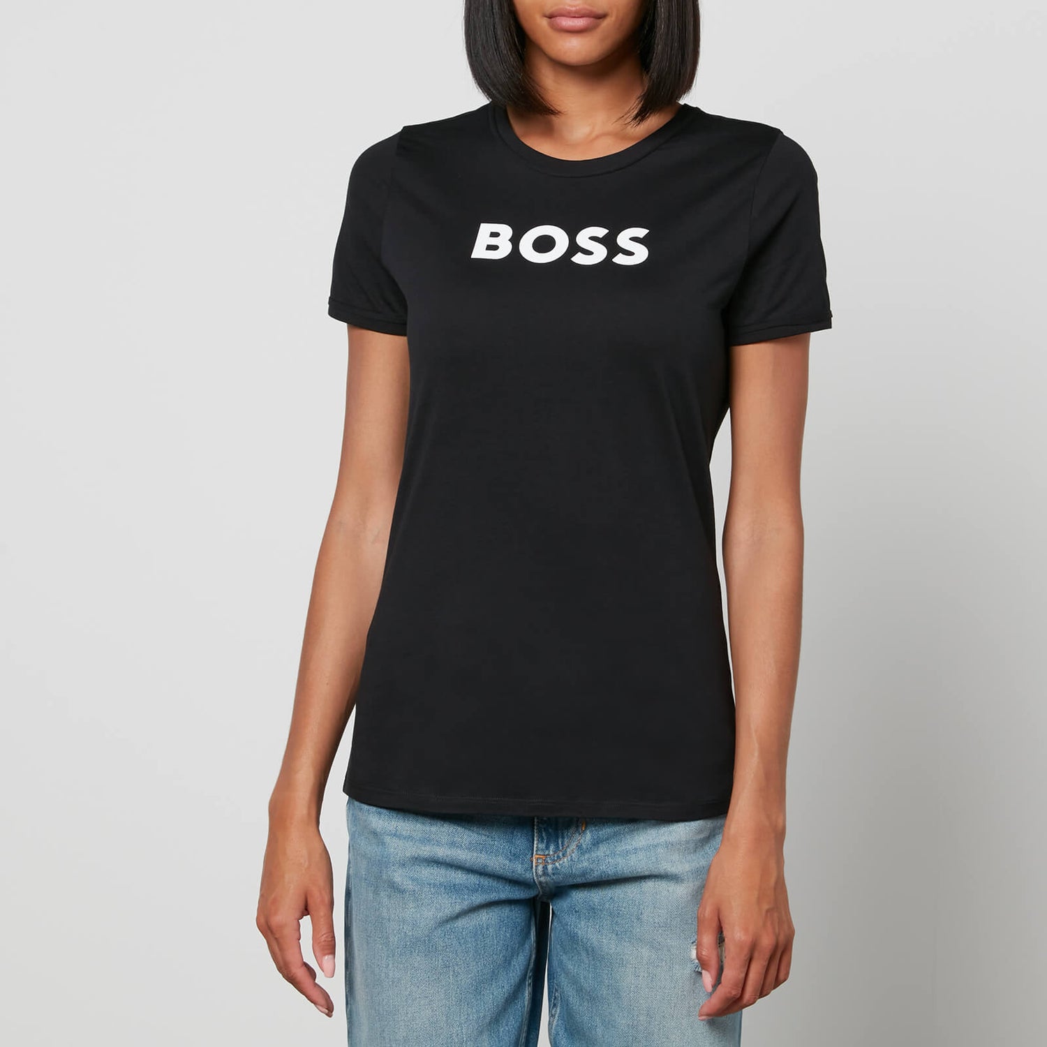 BOSS Women's Elogo T-Shirt - Black - XS