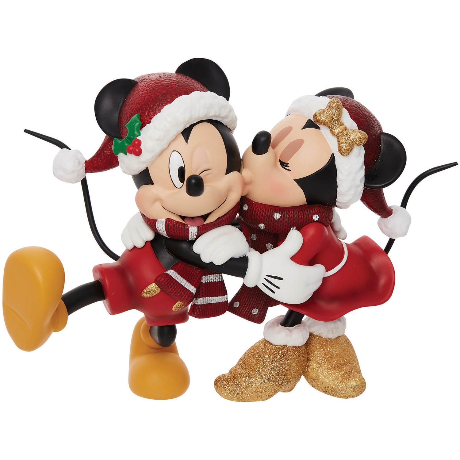 Disney Showcase Collection Mickey and Minnie Christmas Figurine