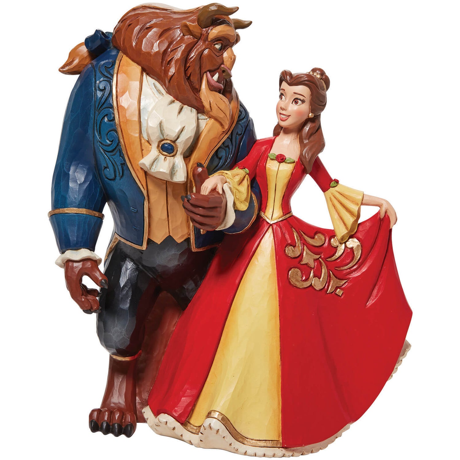 Disney Traditions Beauty and the Beast Enchanted Christmas Figurine