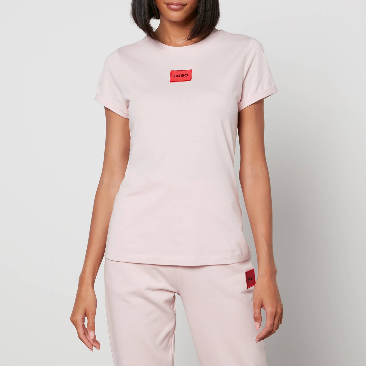 HUGO Women's The Slim Tee Red Label T-Shirt - Light/Pastel Pink - XS