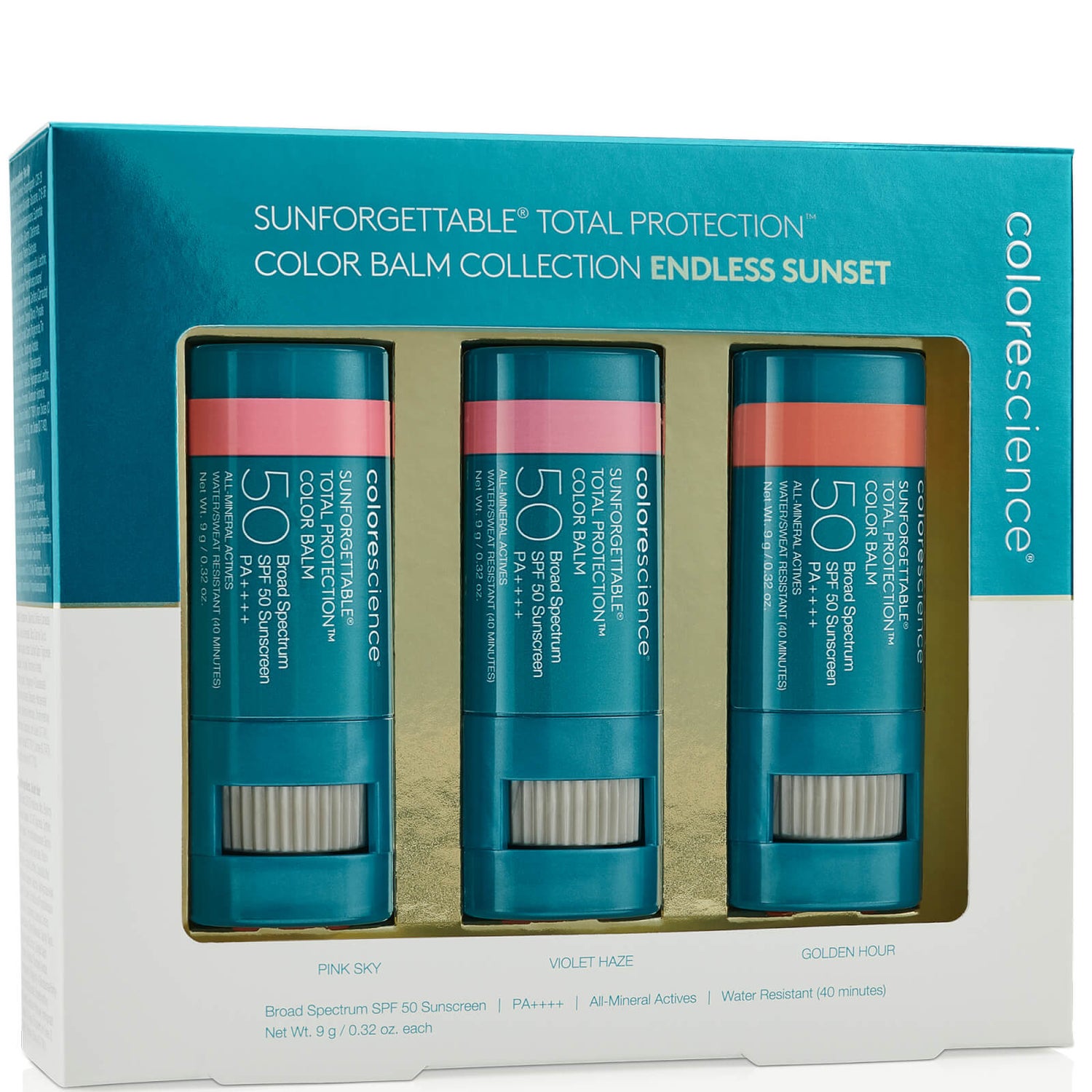 Colorescience Sunforgettable Total Protection Colour Balm Collection Endless Sunset