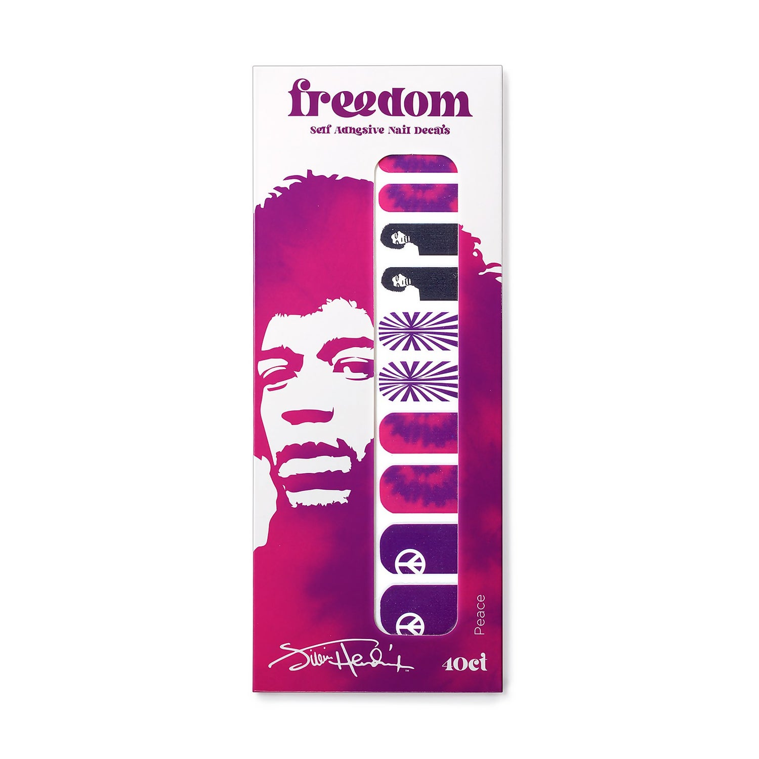 Jimi Hendrix Freedom Nail Kit Peace