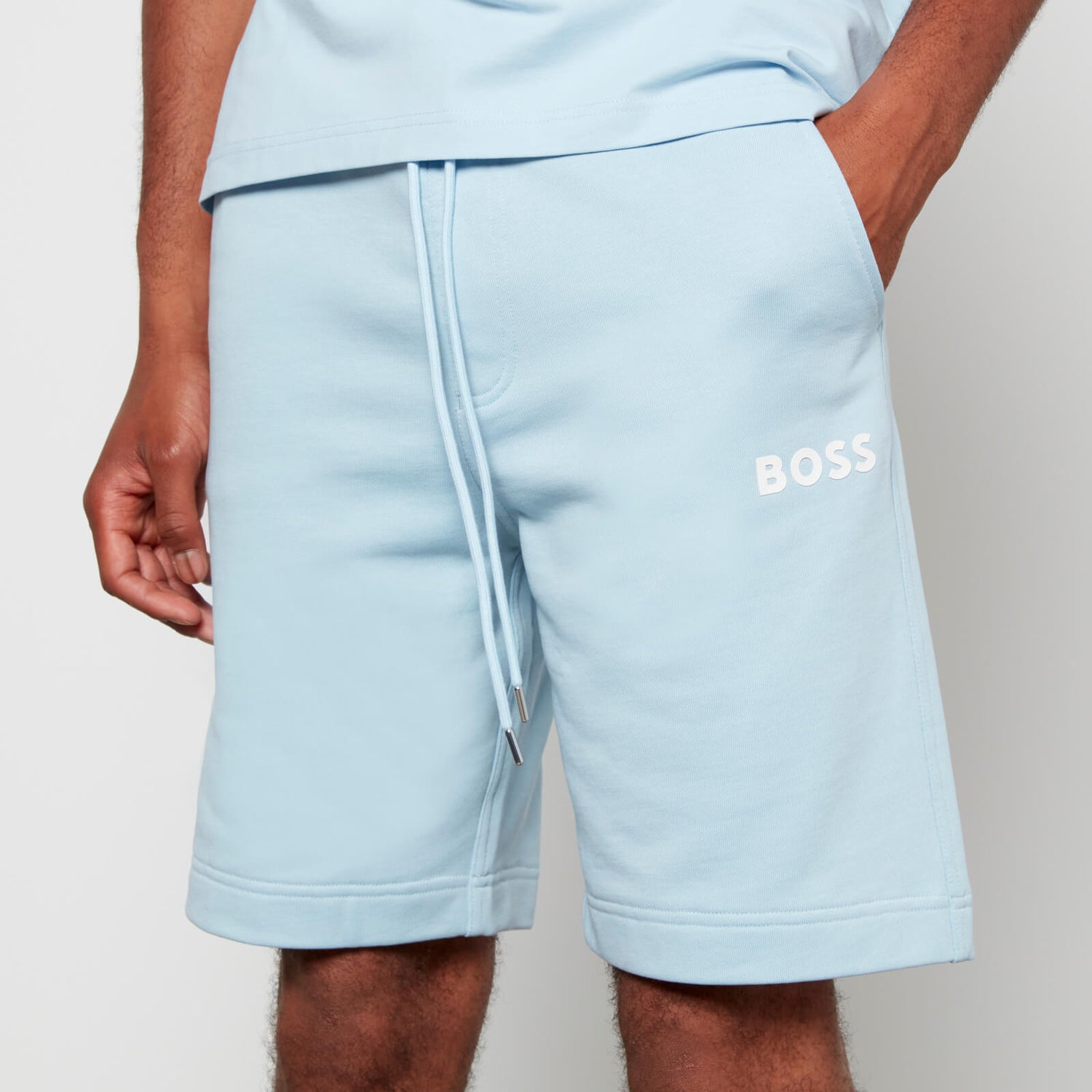 BOSS Lamson 96 Loopback Cotton-Jersey Shorts - S